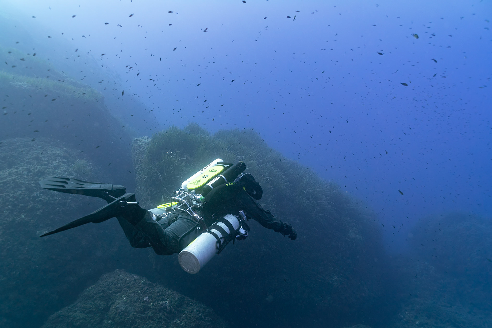 Technical diving near Portofino / Italy