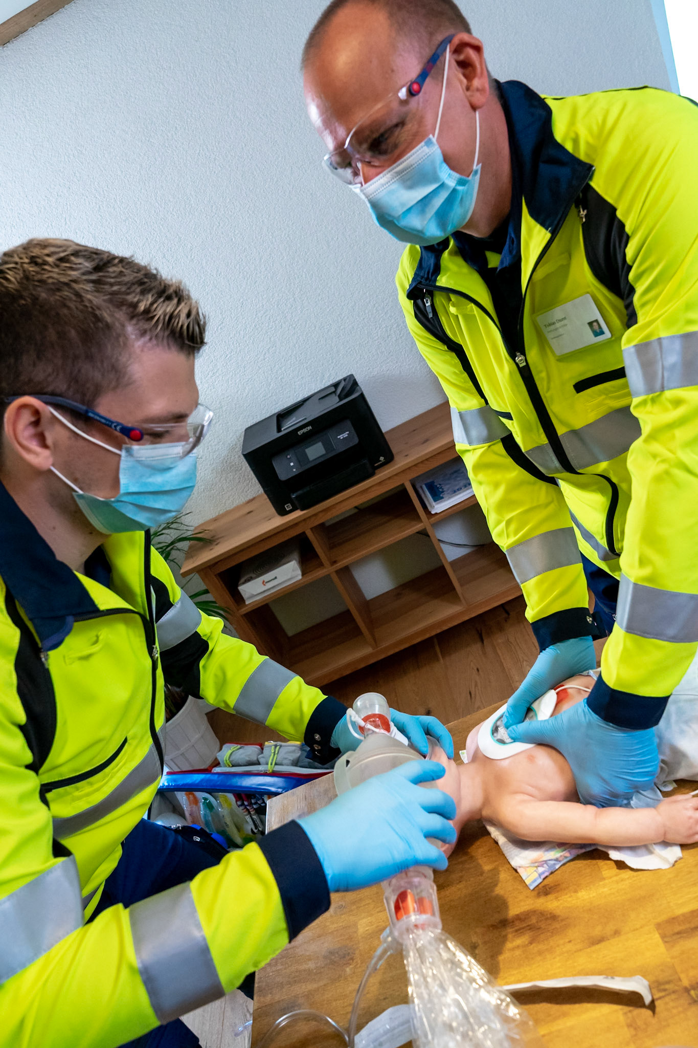 Resuscitation of a toddler for elearning