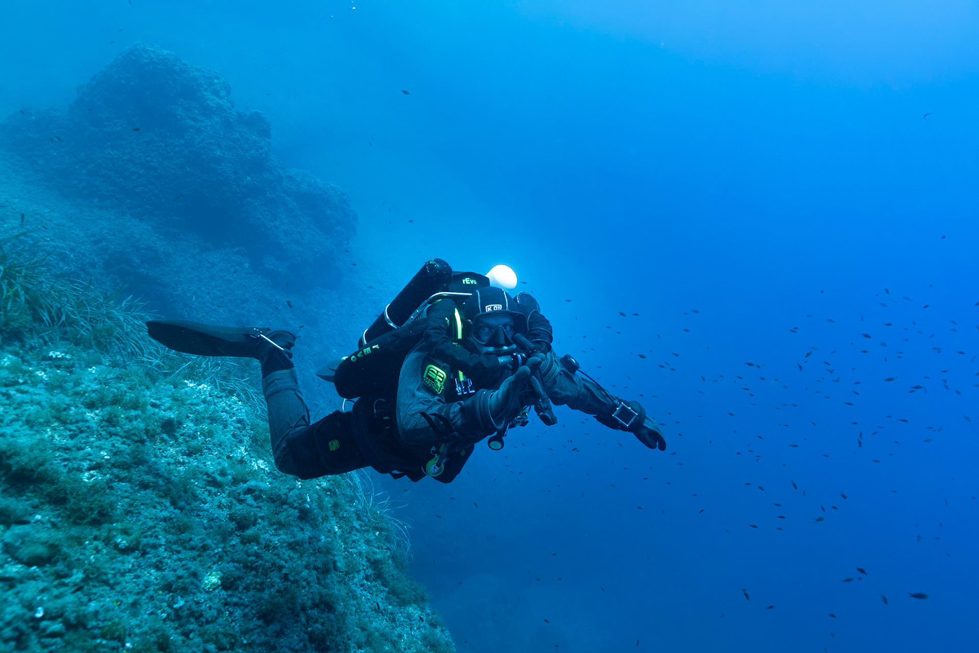 Technical diving near Portofino / Italy