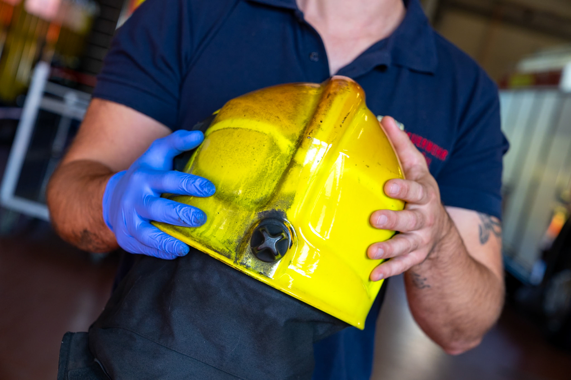 Hygiene standards in fire service - demonstration for elearning