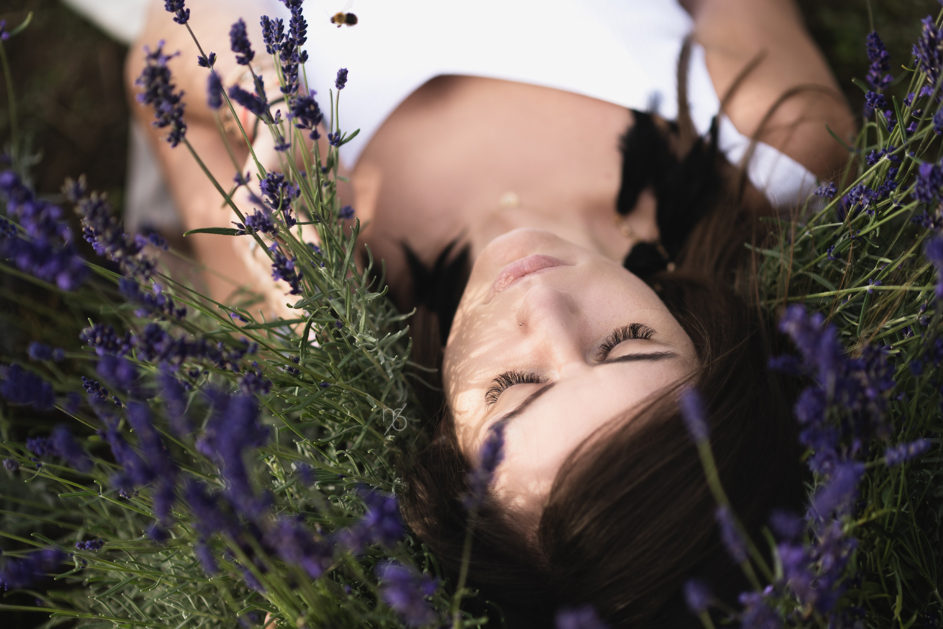 Lavender Dreams | Fine Art Nature Portrait | Martyna Osuchowska Photography