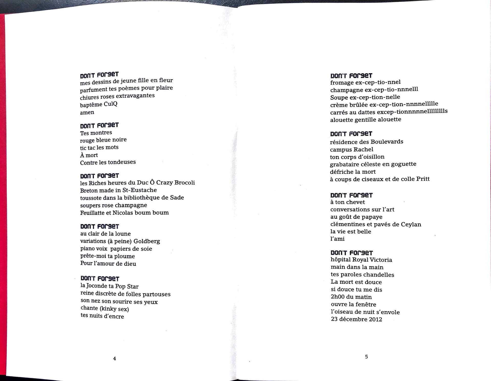 Don't Forget_page 2_José Dupuis