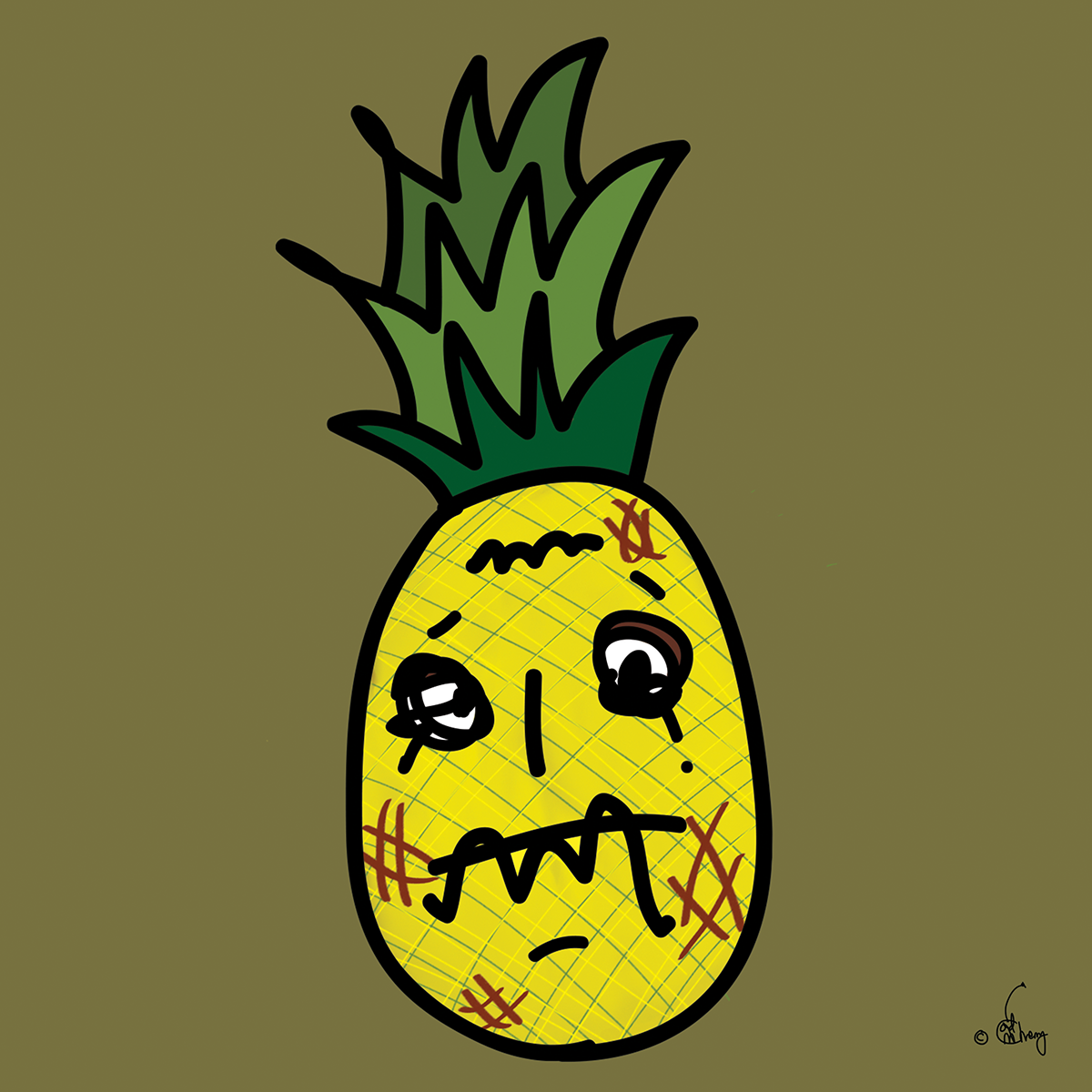 Beaten Pineapple