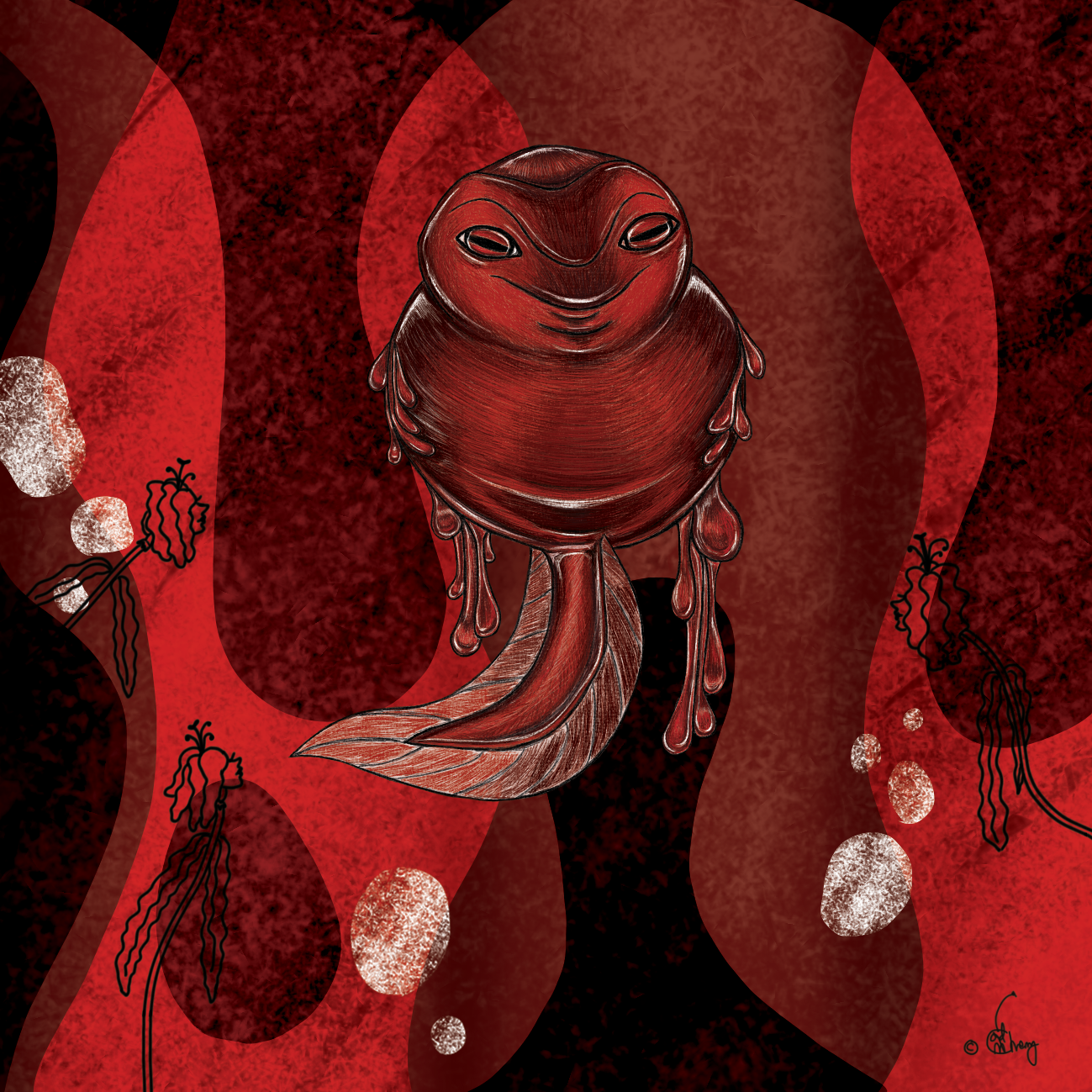 Red Bubble Froglet