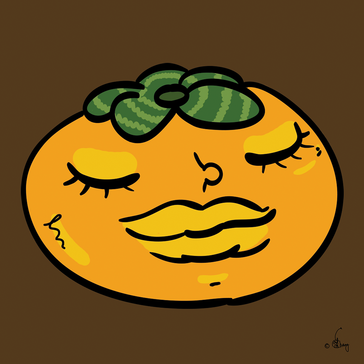 Relaxing Persimmon