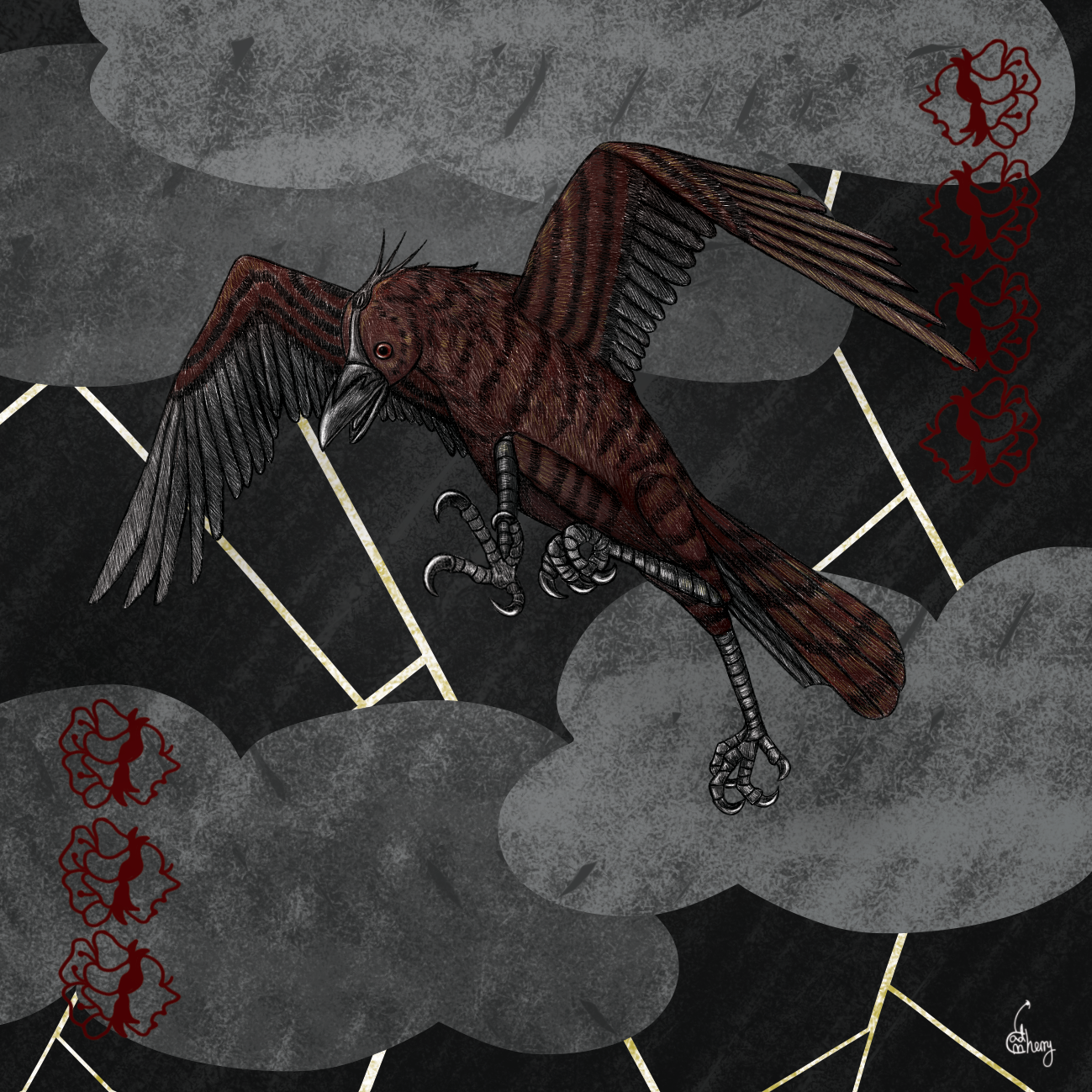 Three-legged Crow