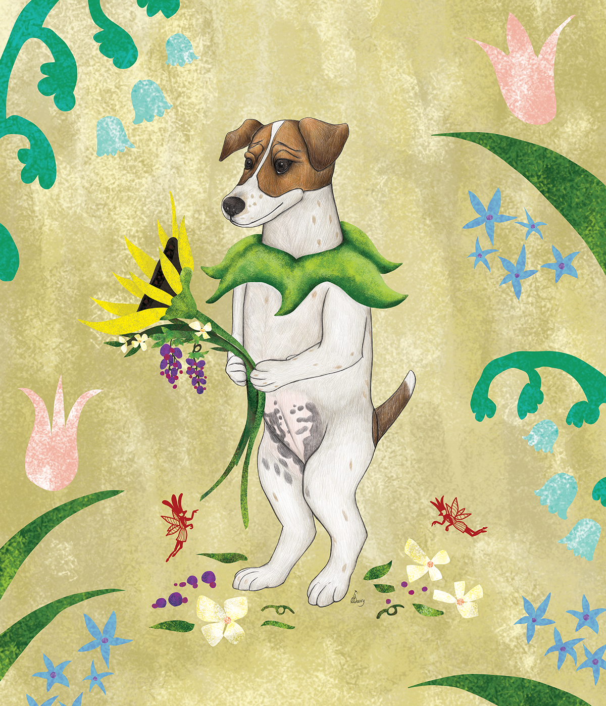 Ellie, the Jack Russell Terrier, Commission