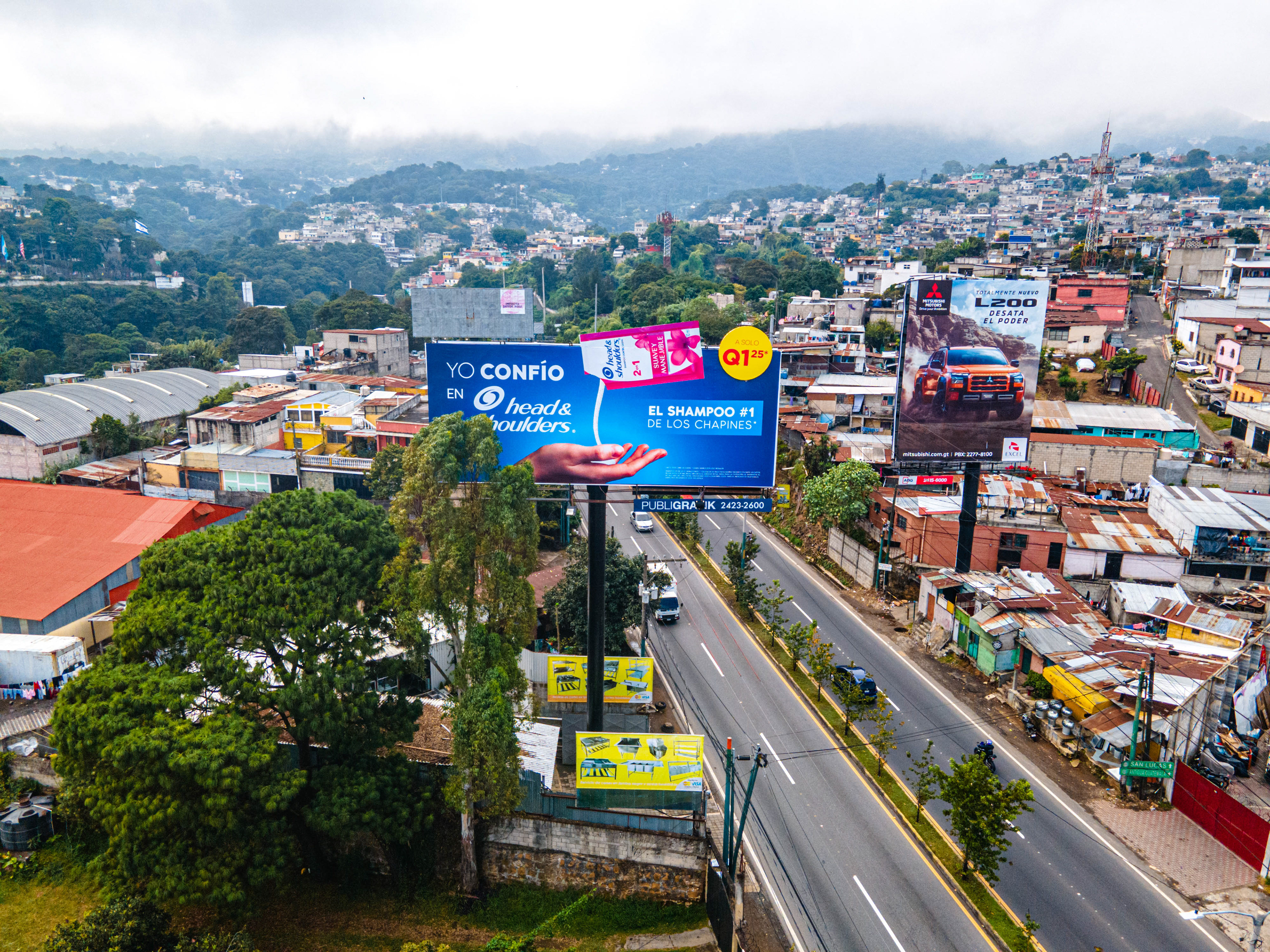 Campaña Head & shoulders Mixco (drone)