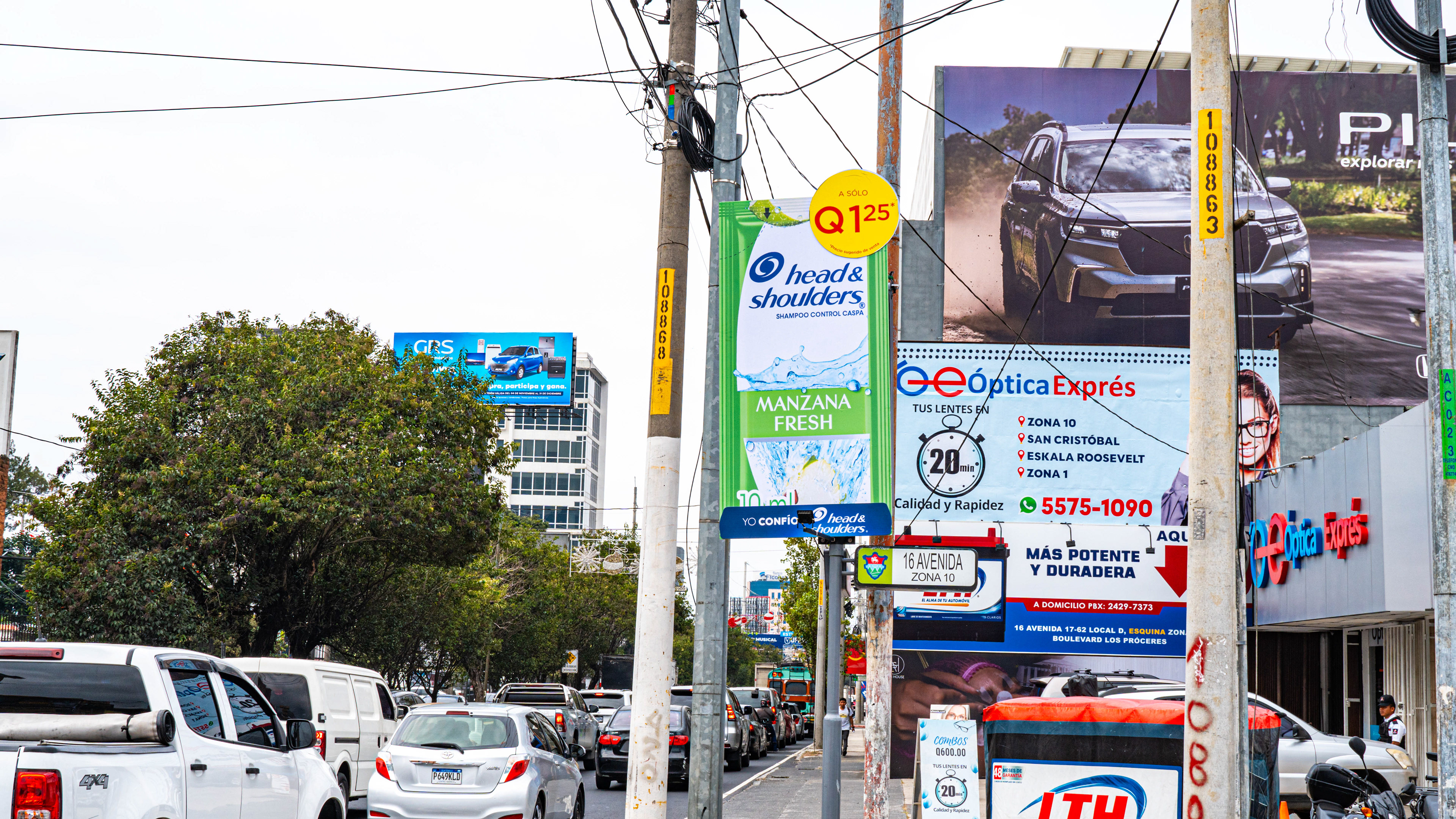 Campaña Head & shoulders Ciudad Guatemala