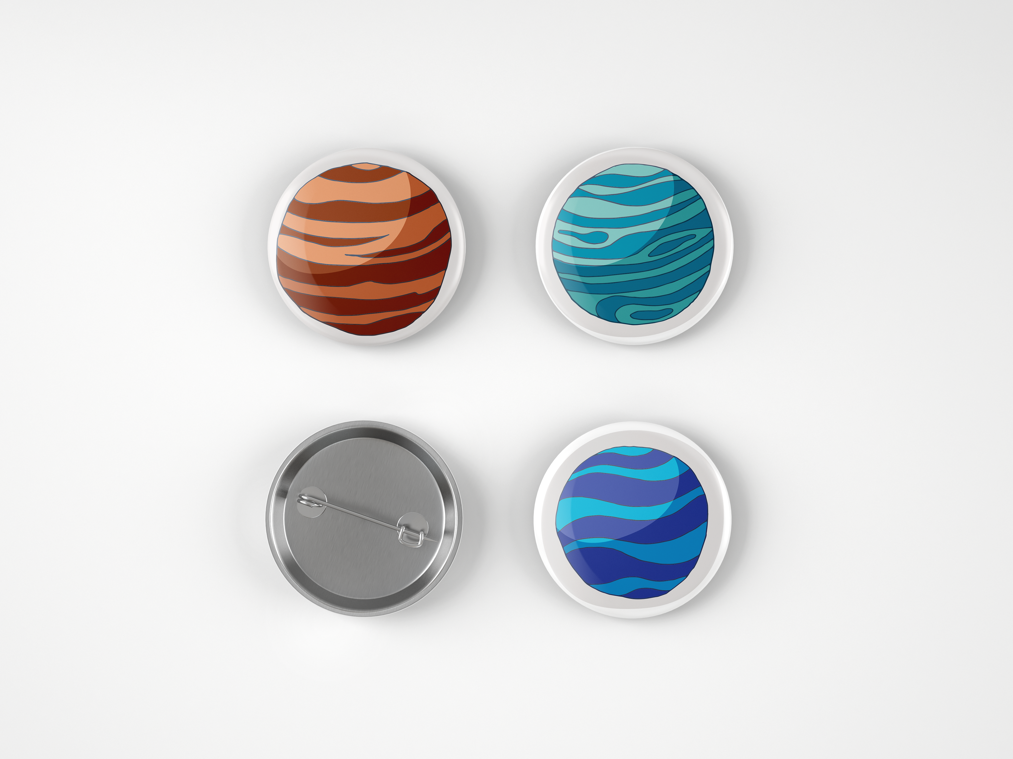 pins for backpack design