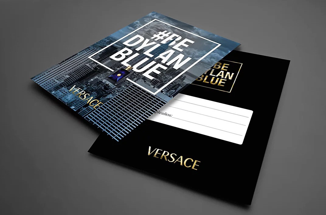 Versace campaign-print design