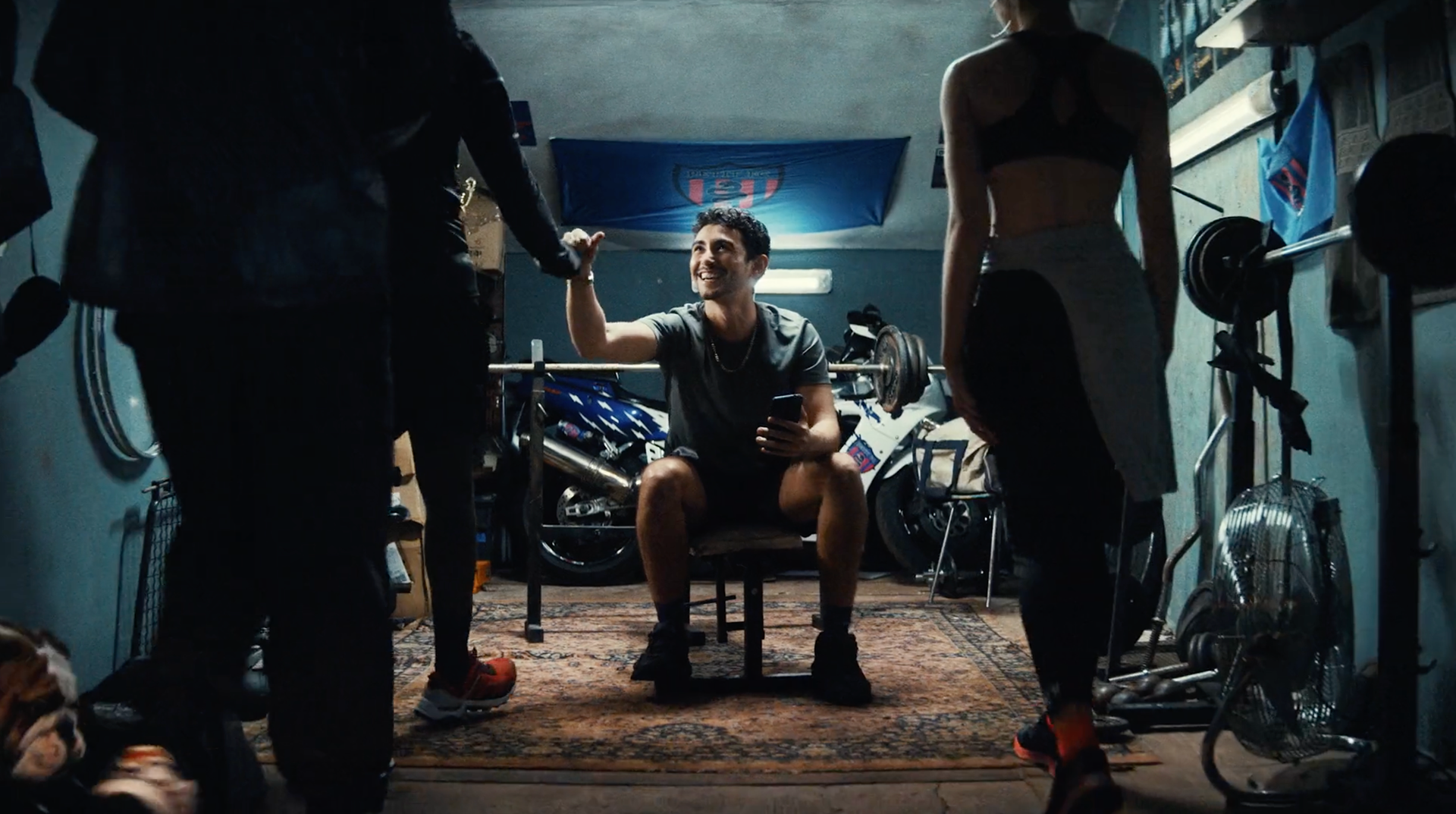 Petit FC football club logo and flags