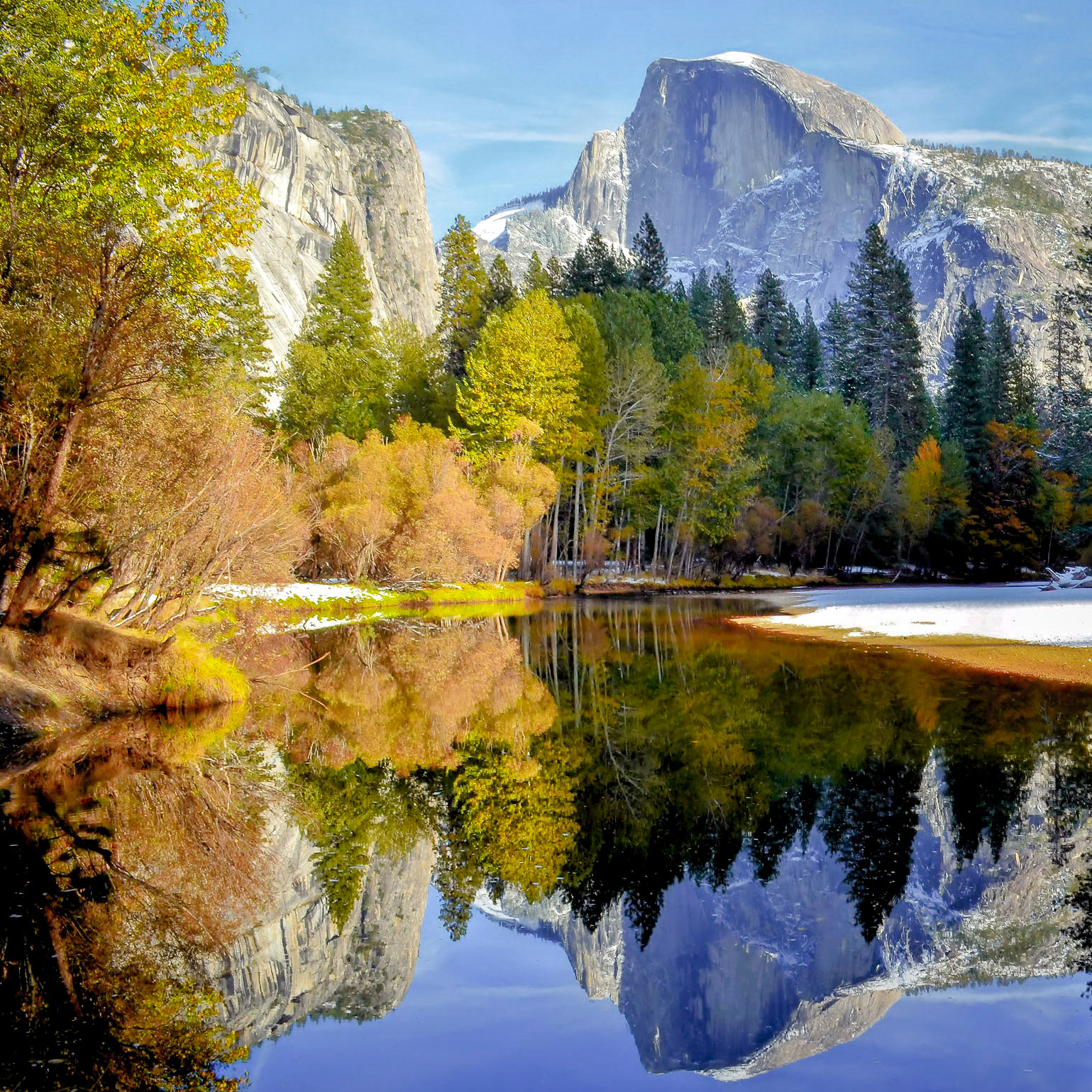 Half Dome Reflections