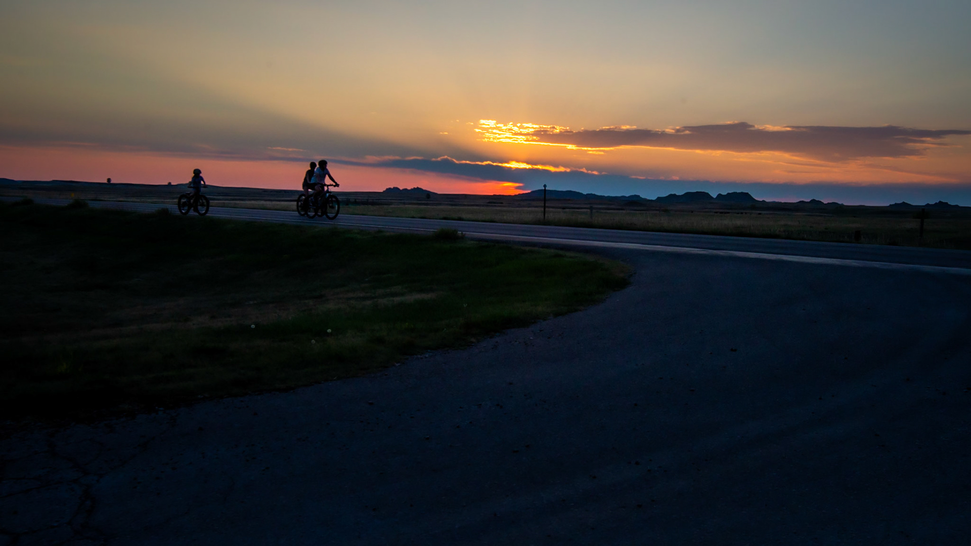 Sunset Ride, Badlands, SD