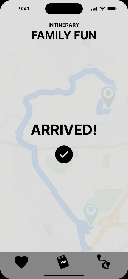 Arrival Screen