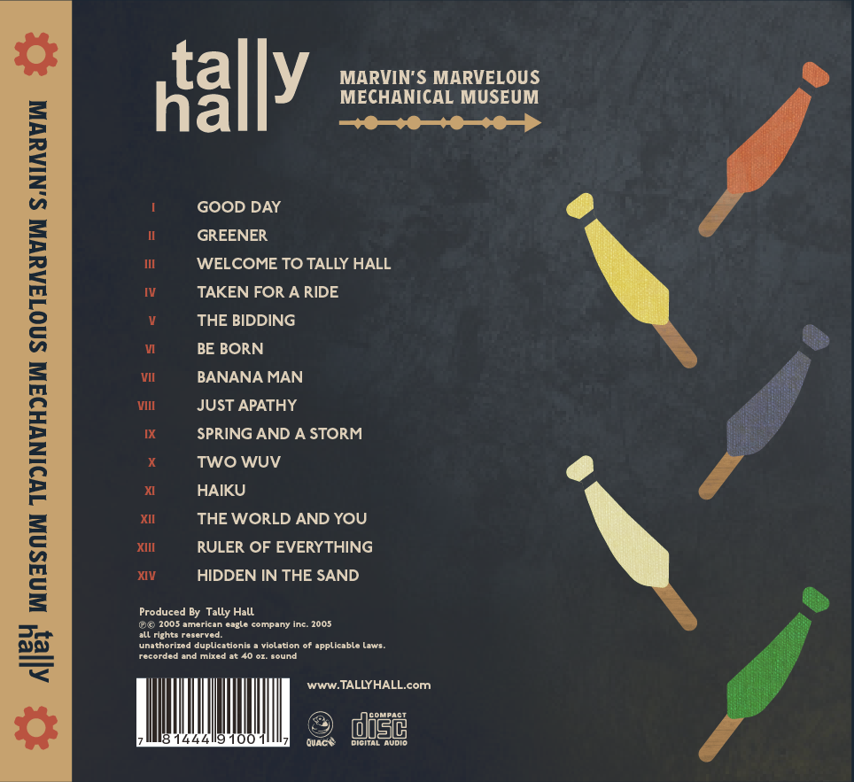 Album Back Cover Original Version