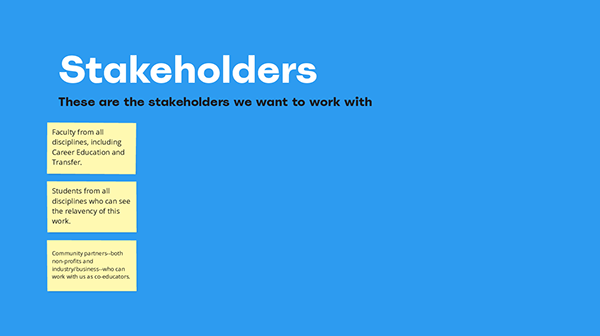 Stakeholders