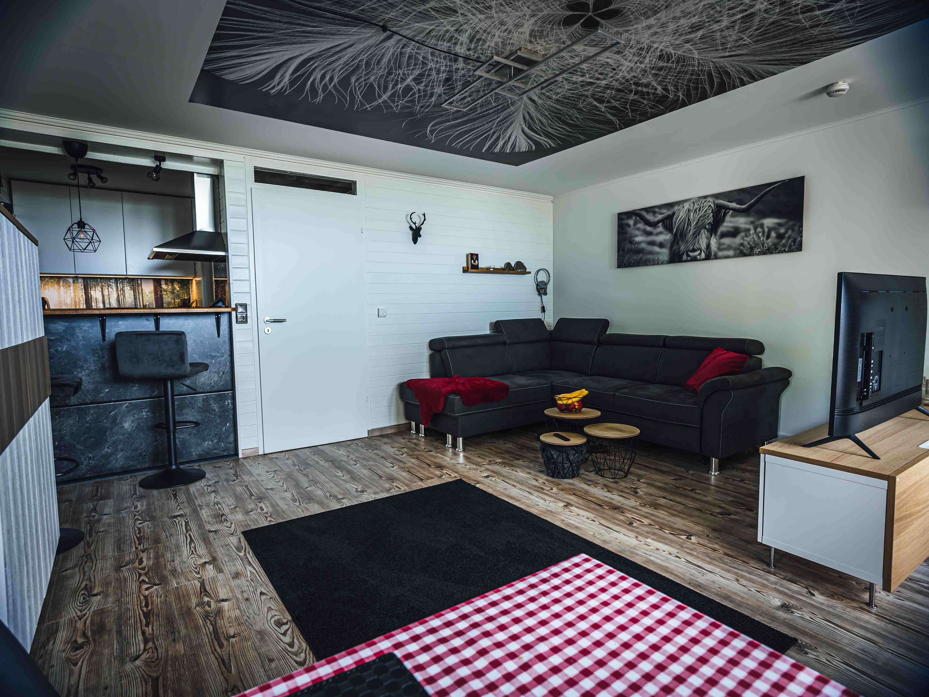 salon avec vue cuisine