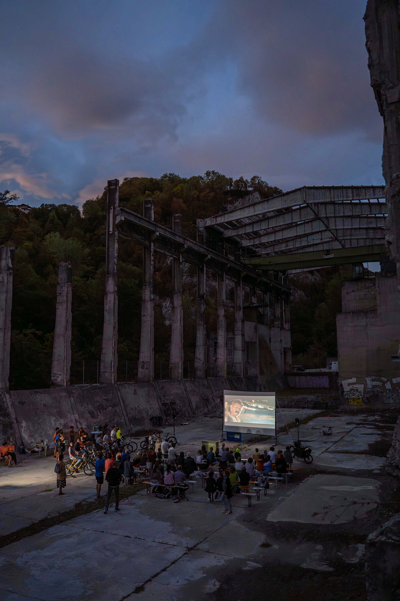 CicloCinema 2022 nel canton Ticino (CH) - Parco delle Gole della Breggia