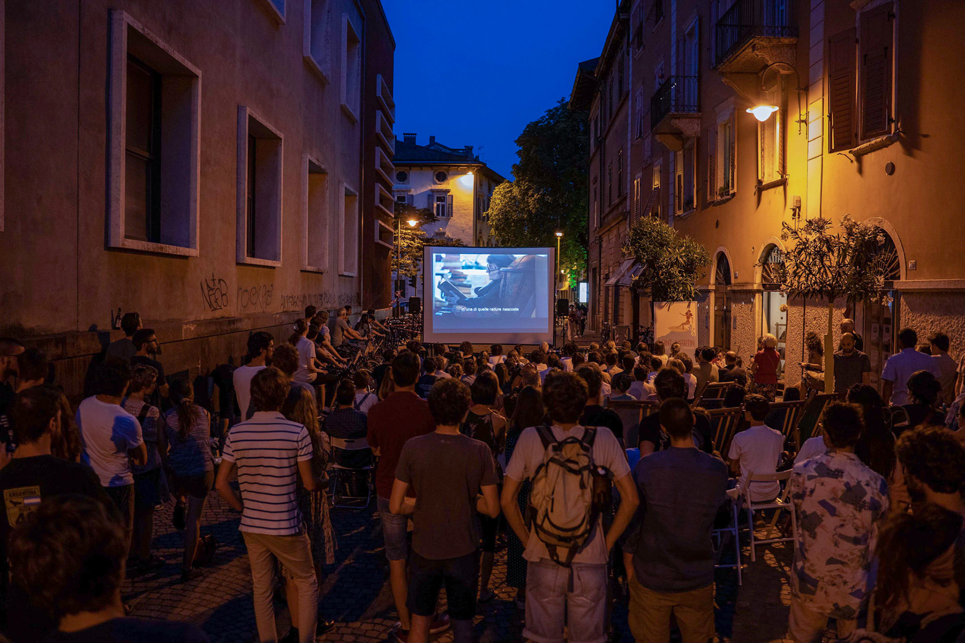 Ciclocinema 2018 in Trentino-Alto Adige - proiezione a Trento (San Martino)