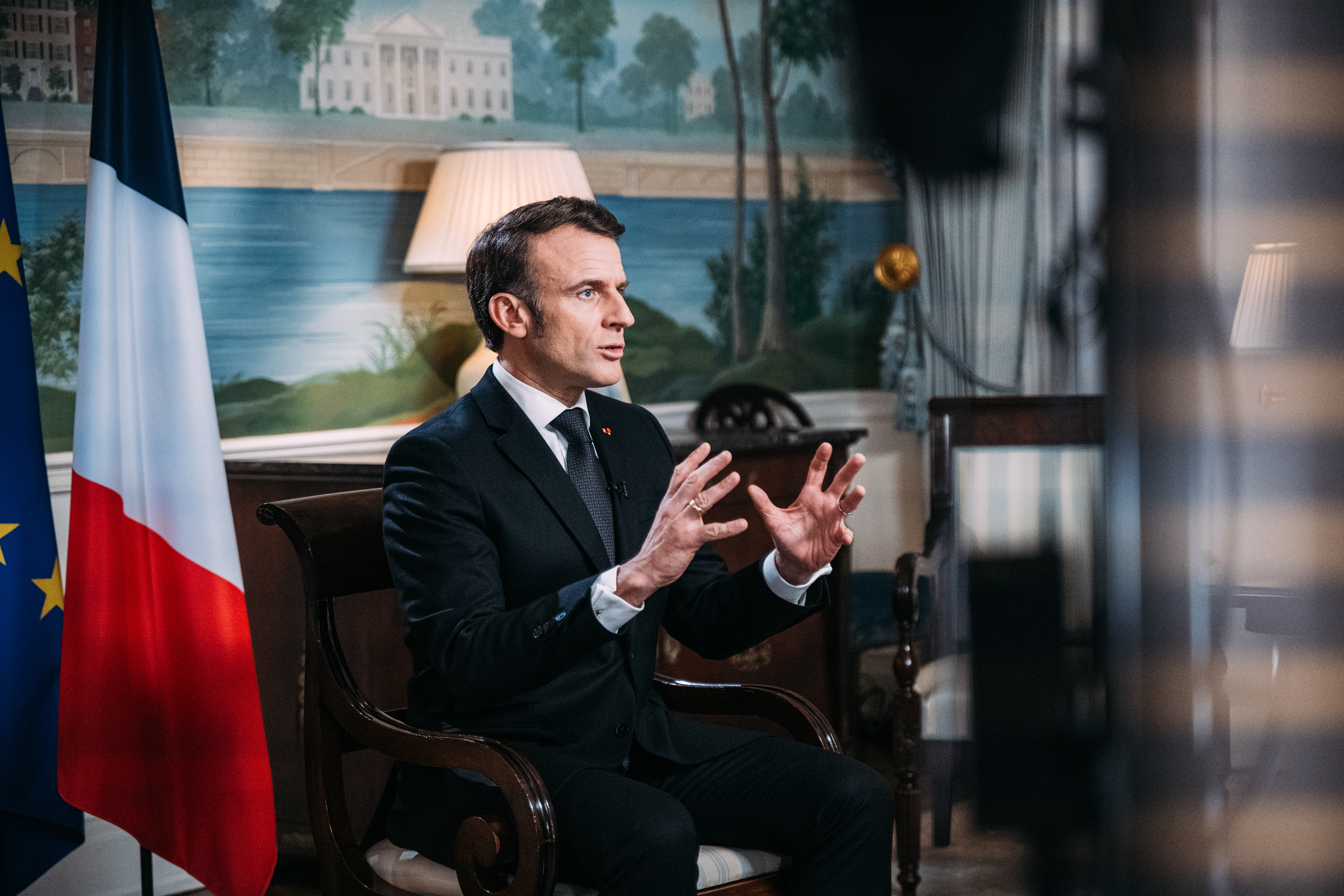 President Emmanuel Macron's interview on Fox News