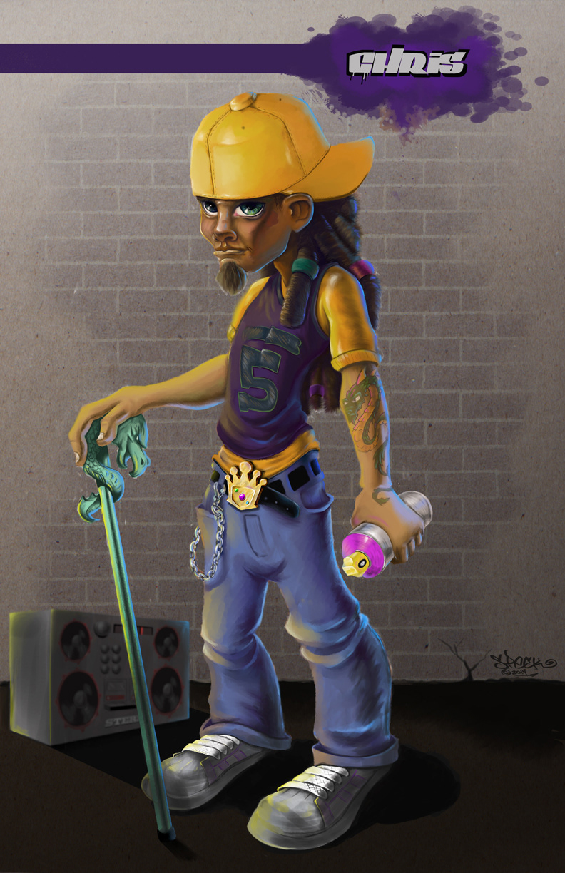 Chris digital painting