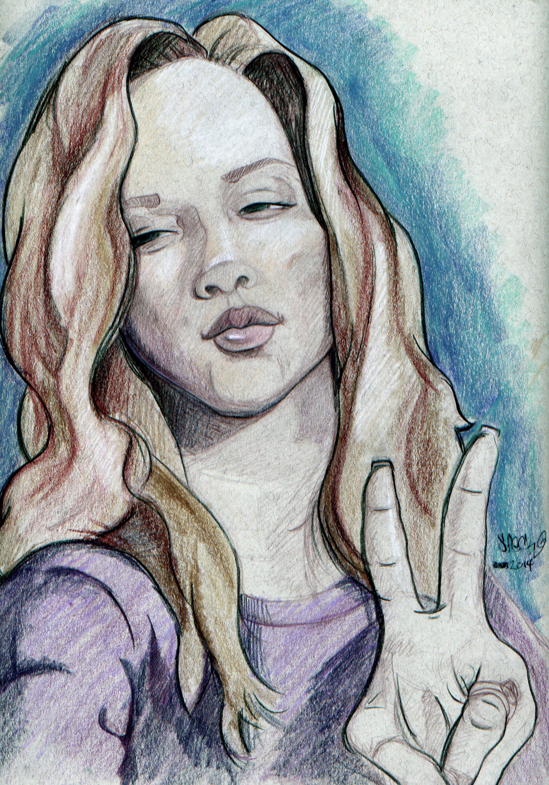 colored pencil