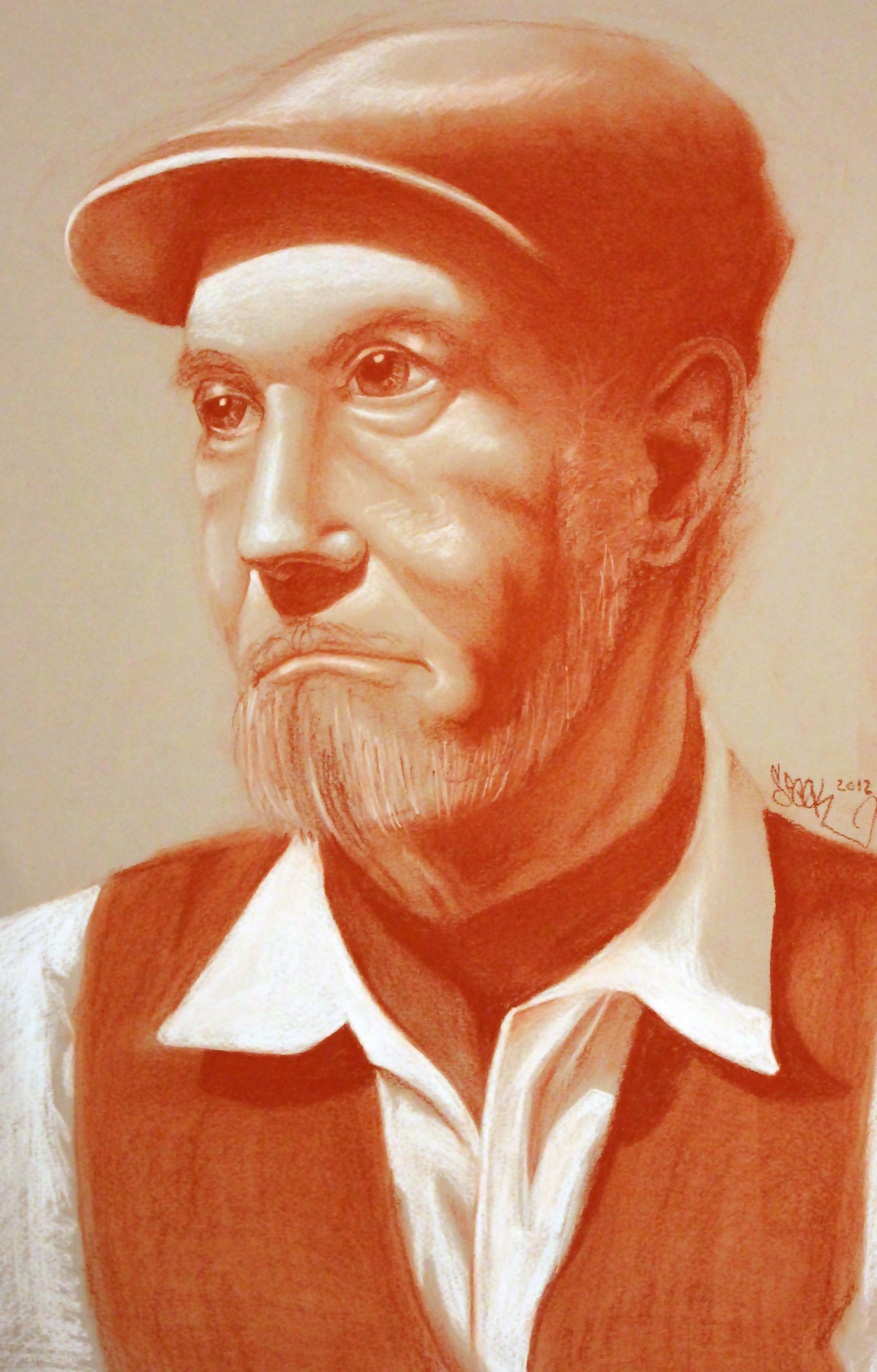 conte on paper