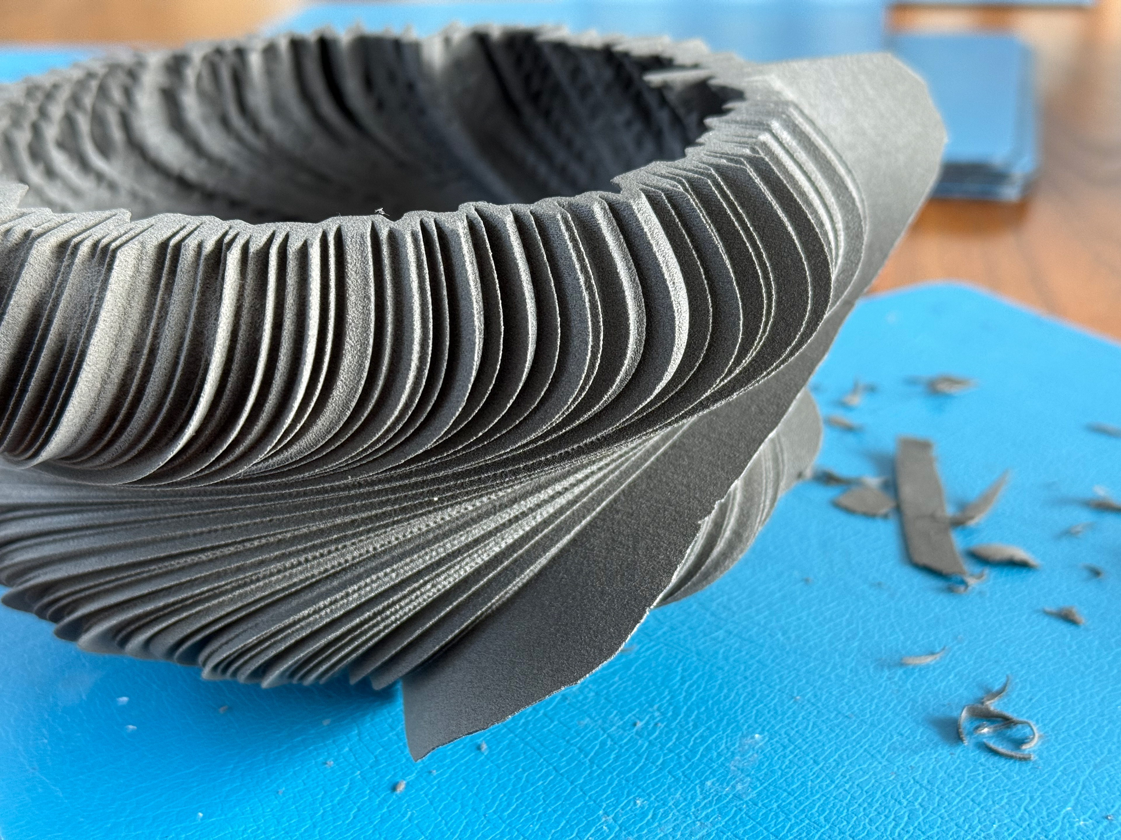 Continuing refining the fin