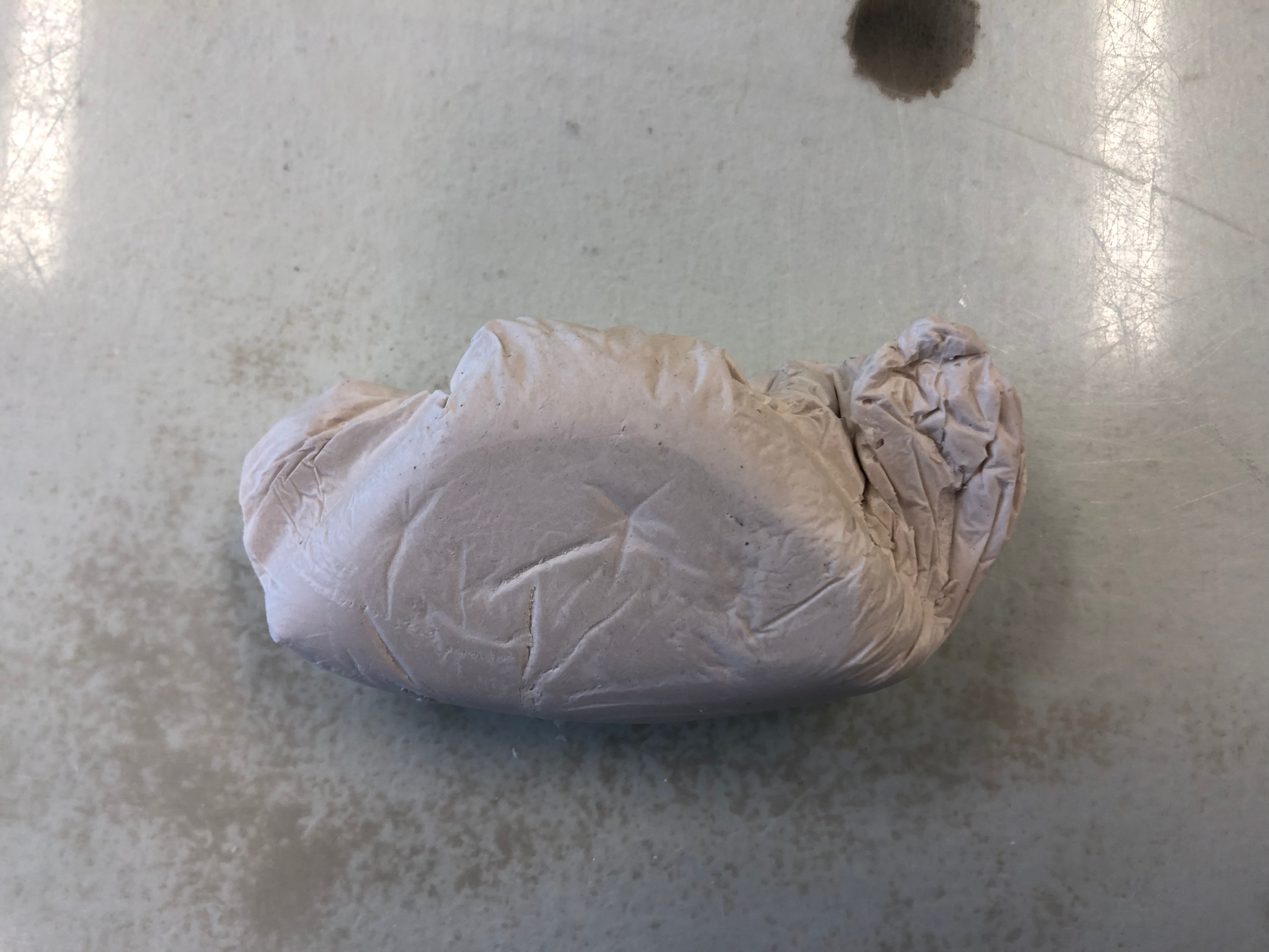 Folds on the top.