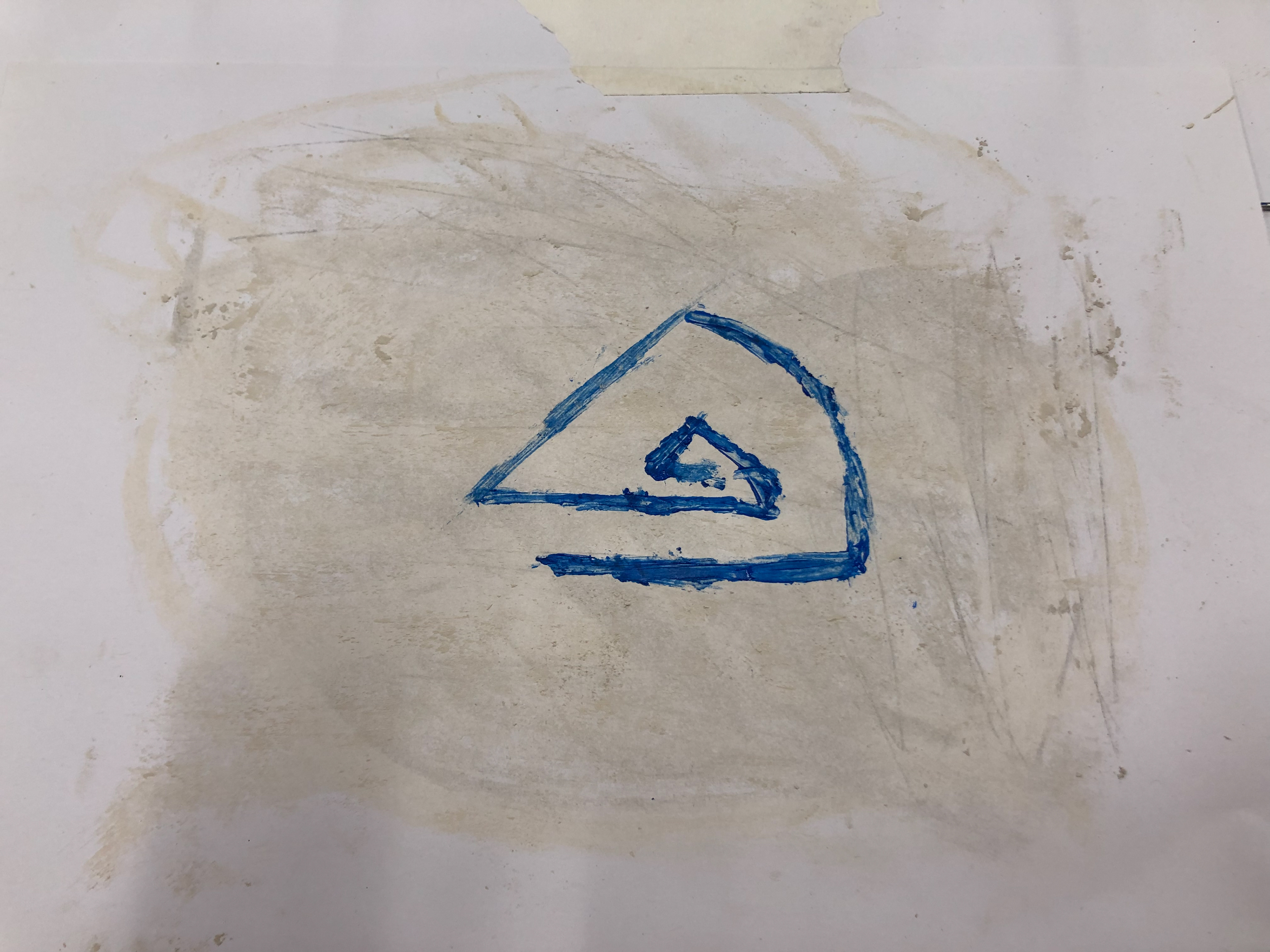 Added some paint that was in the same shape as the metal.