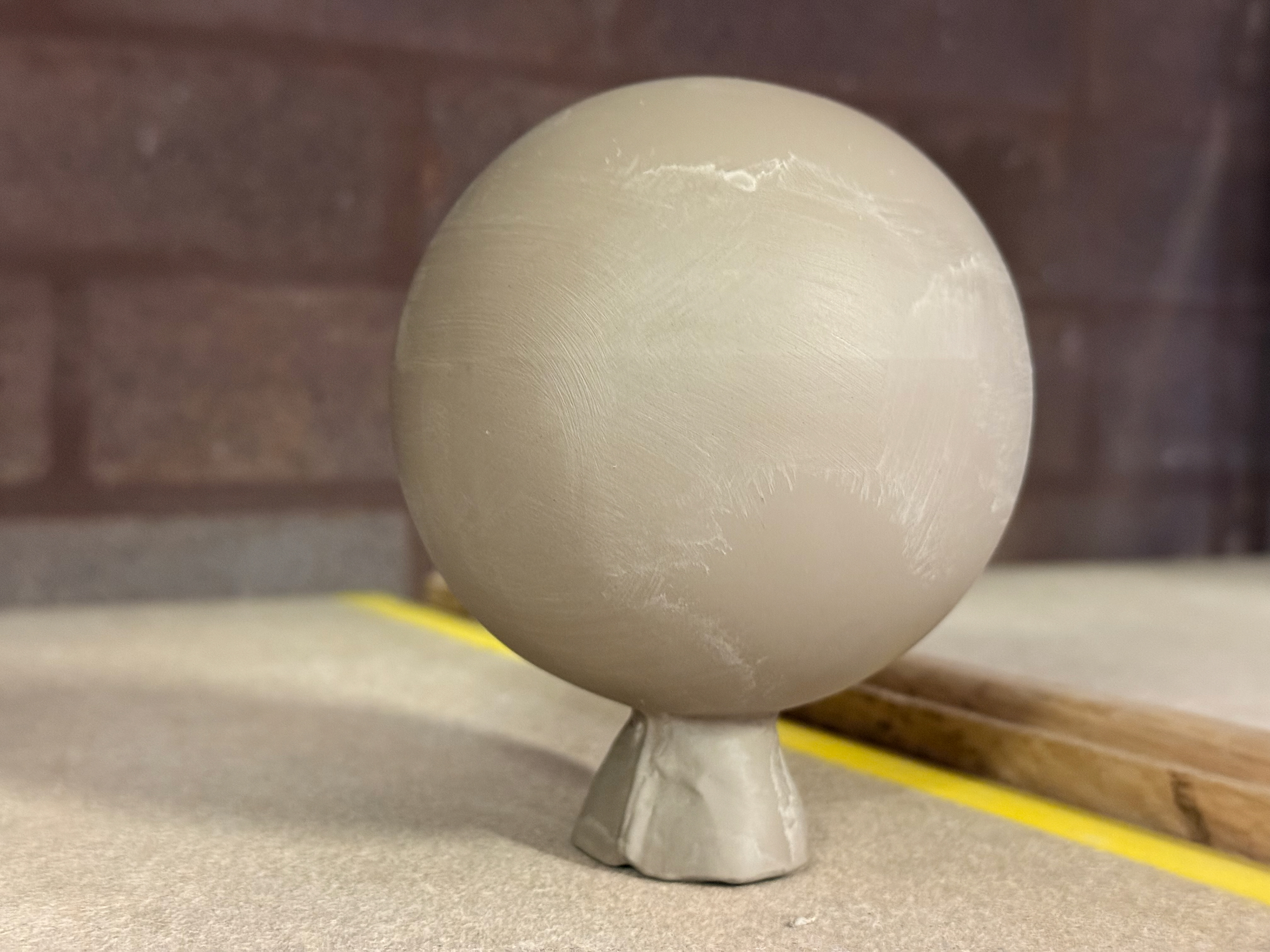 Unfired but refined.