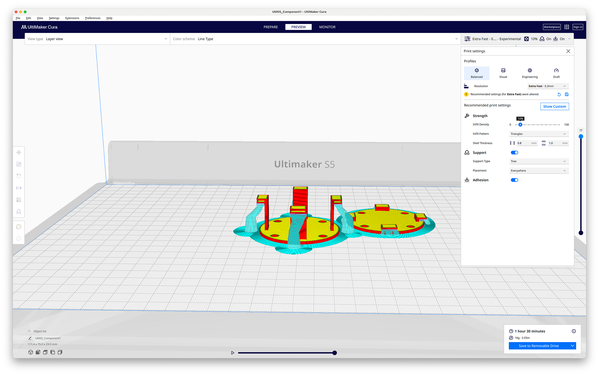 Cura Settings for both