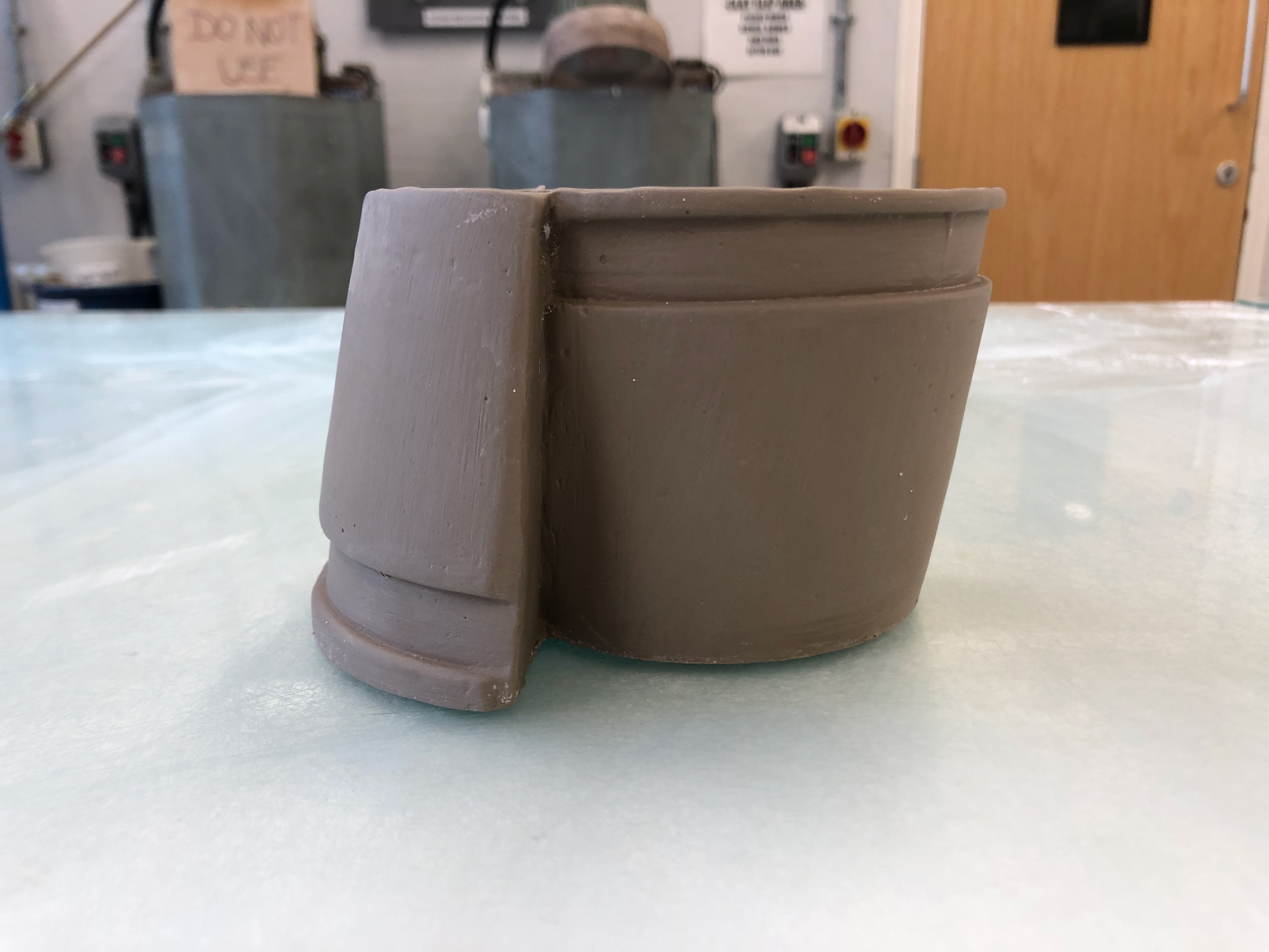 Final piece from the side.
