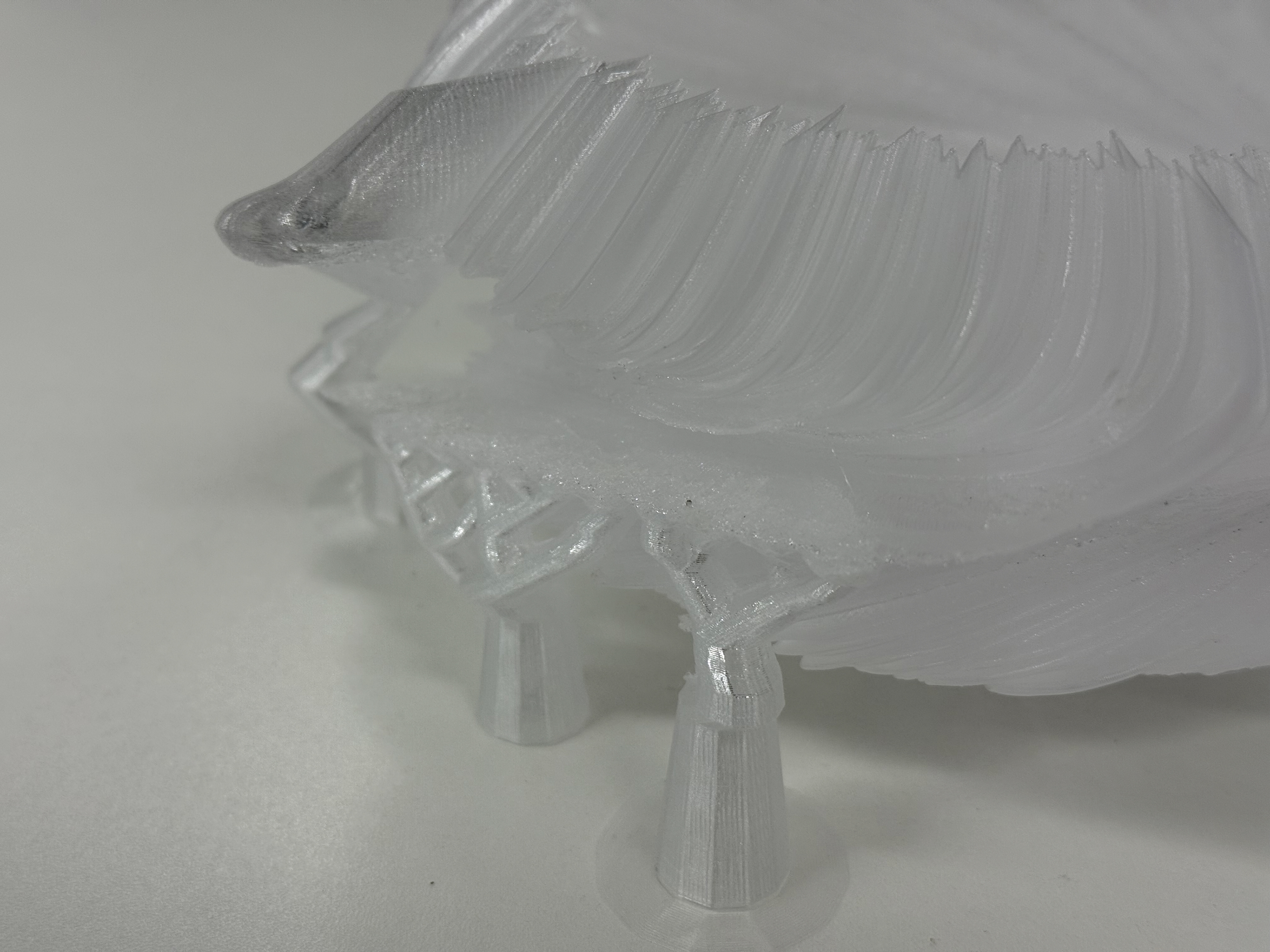 The support's couldn't be fully removed without casing damage