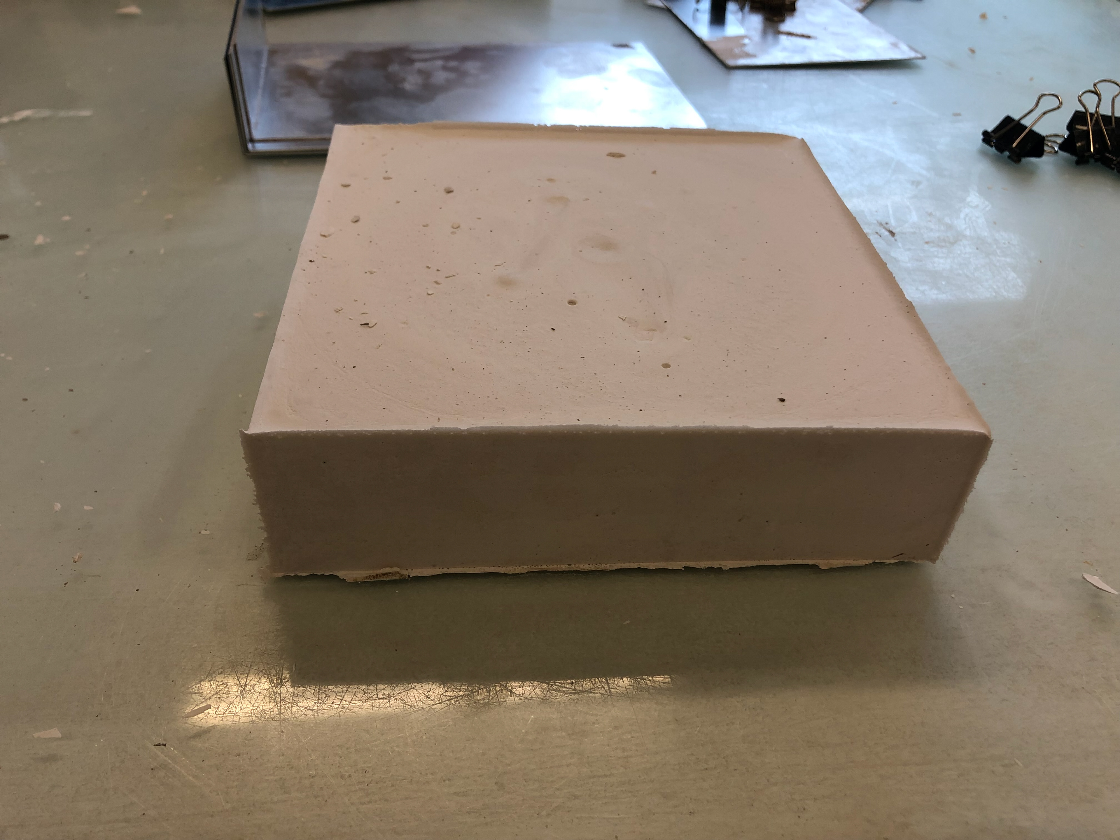 Original block of plaster