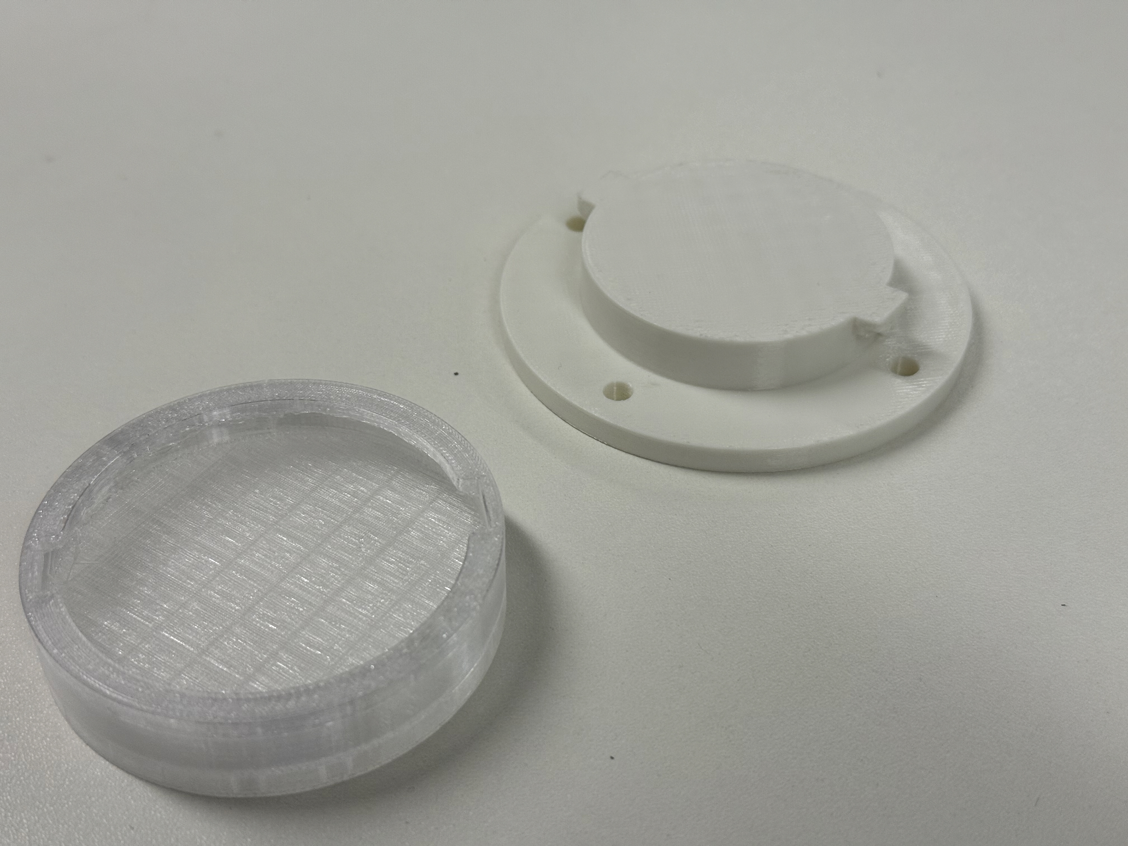 PETG top part and the 20% infill base