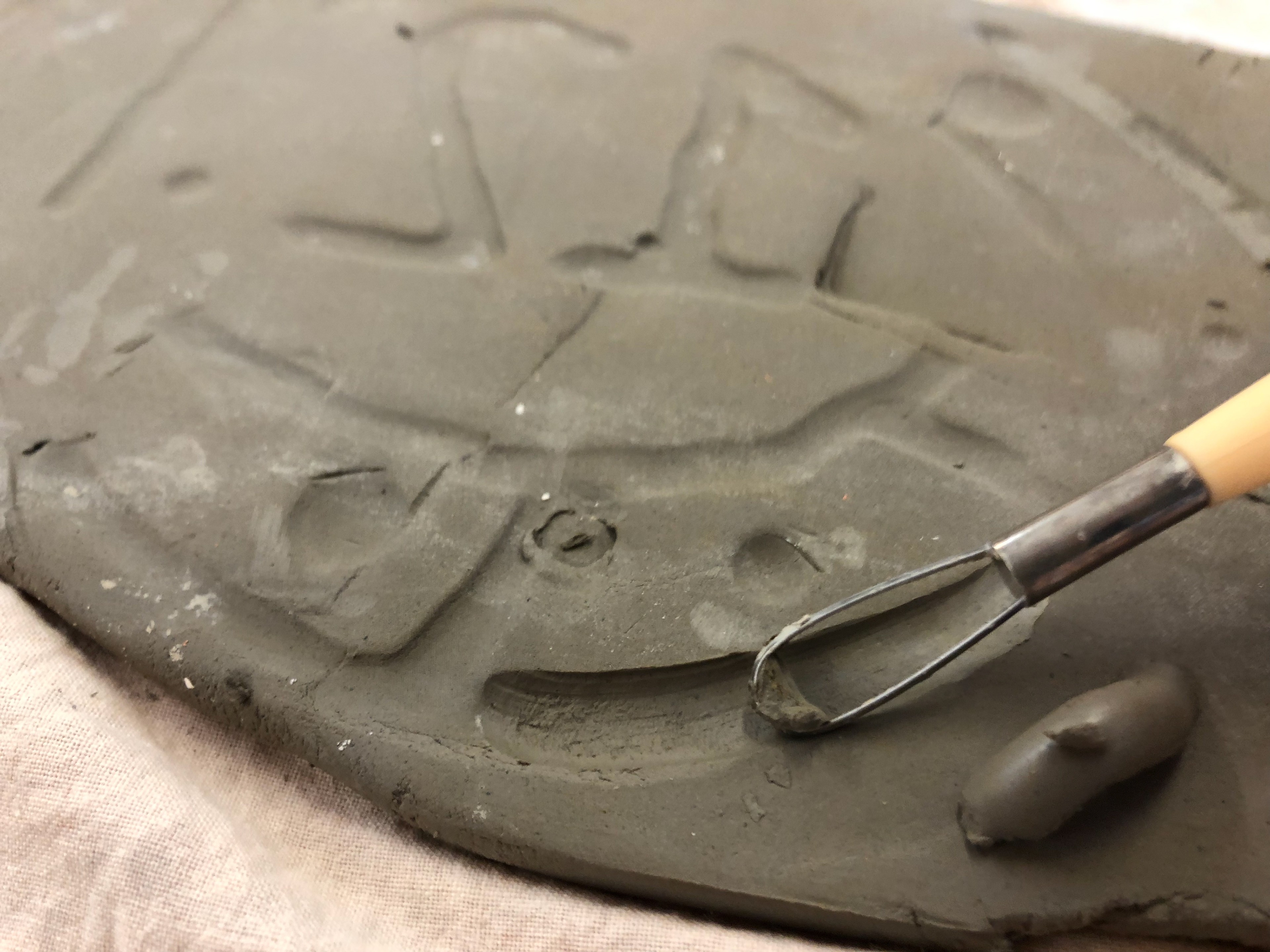 I had to carve out some areas where the pad printing didn't work so well