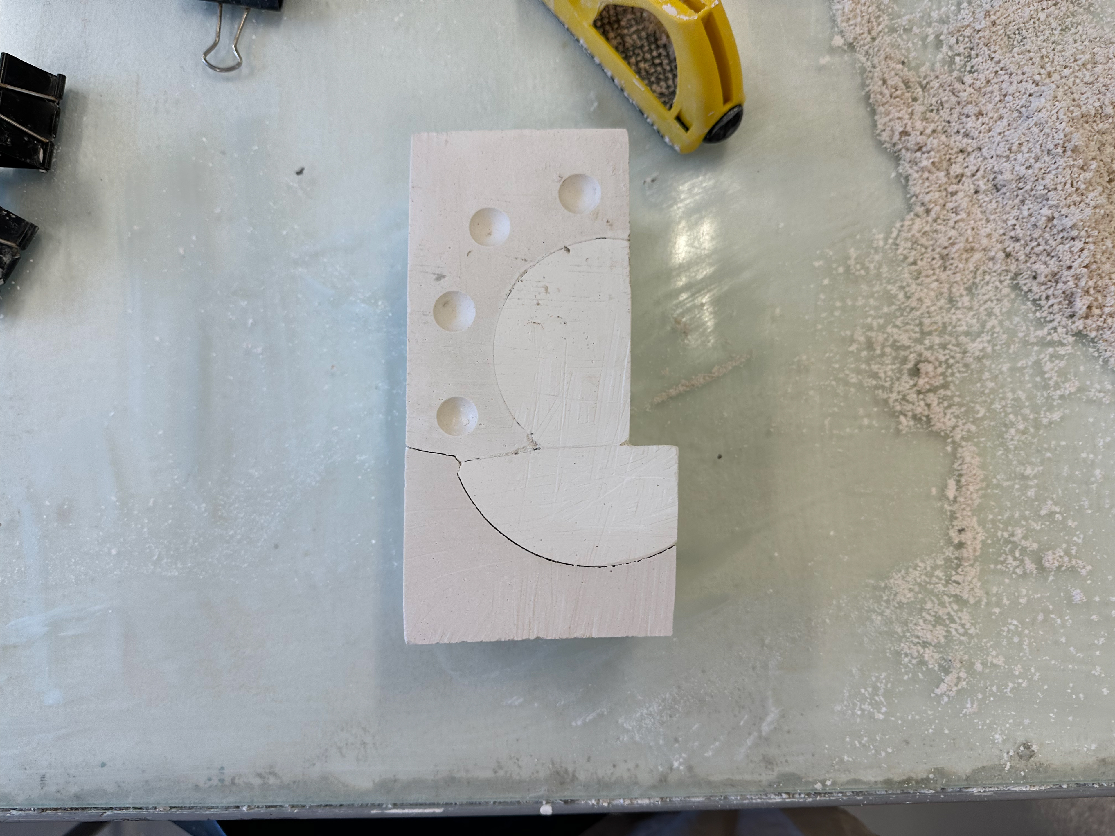 Sanded second part.