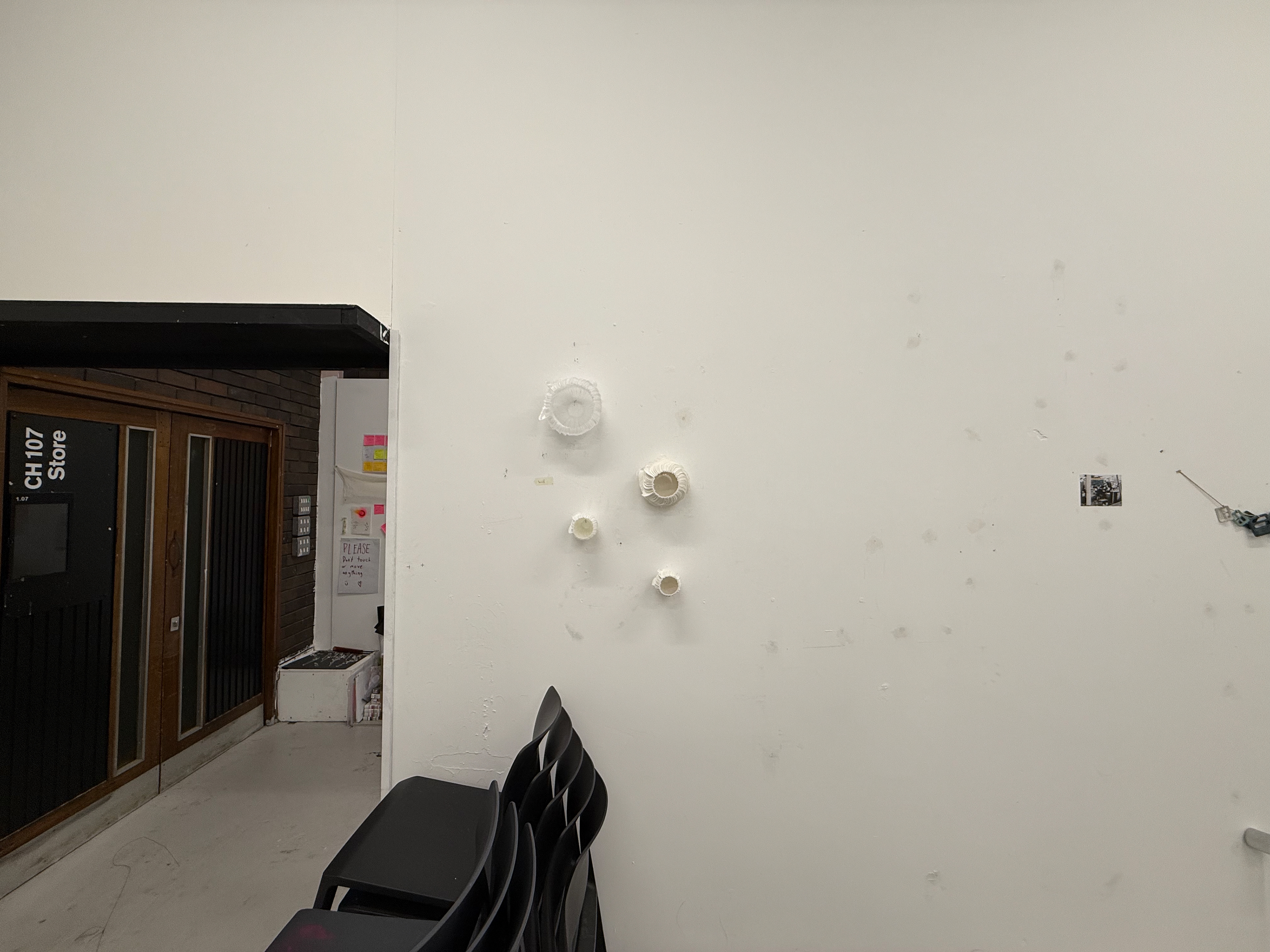 The curation from a far - they seem lost overall in the room