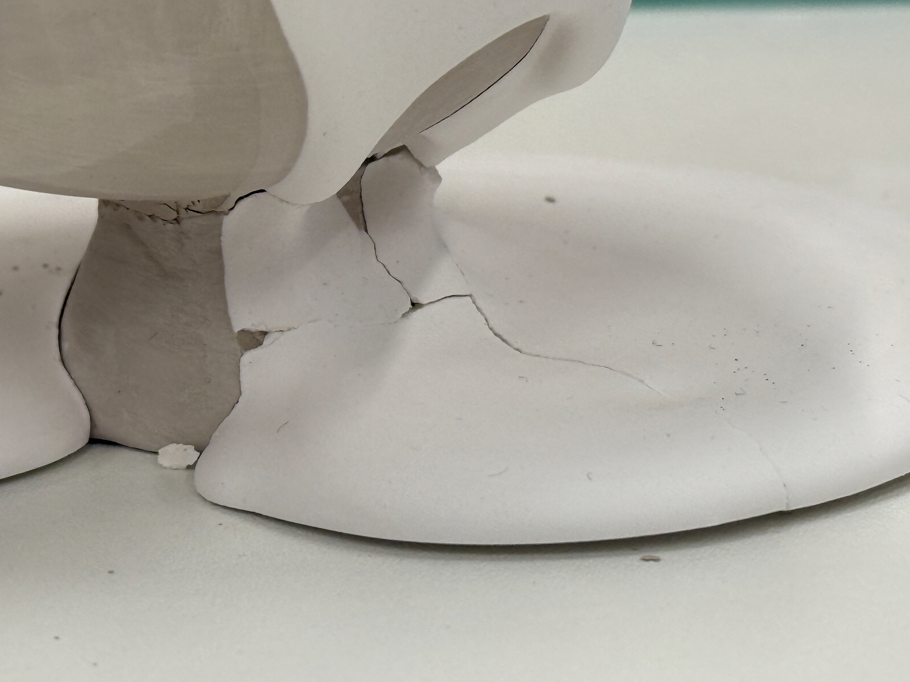 The fragmented piece.