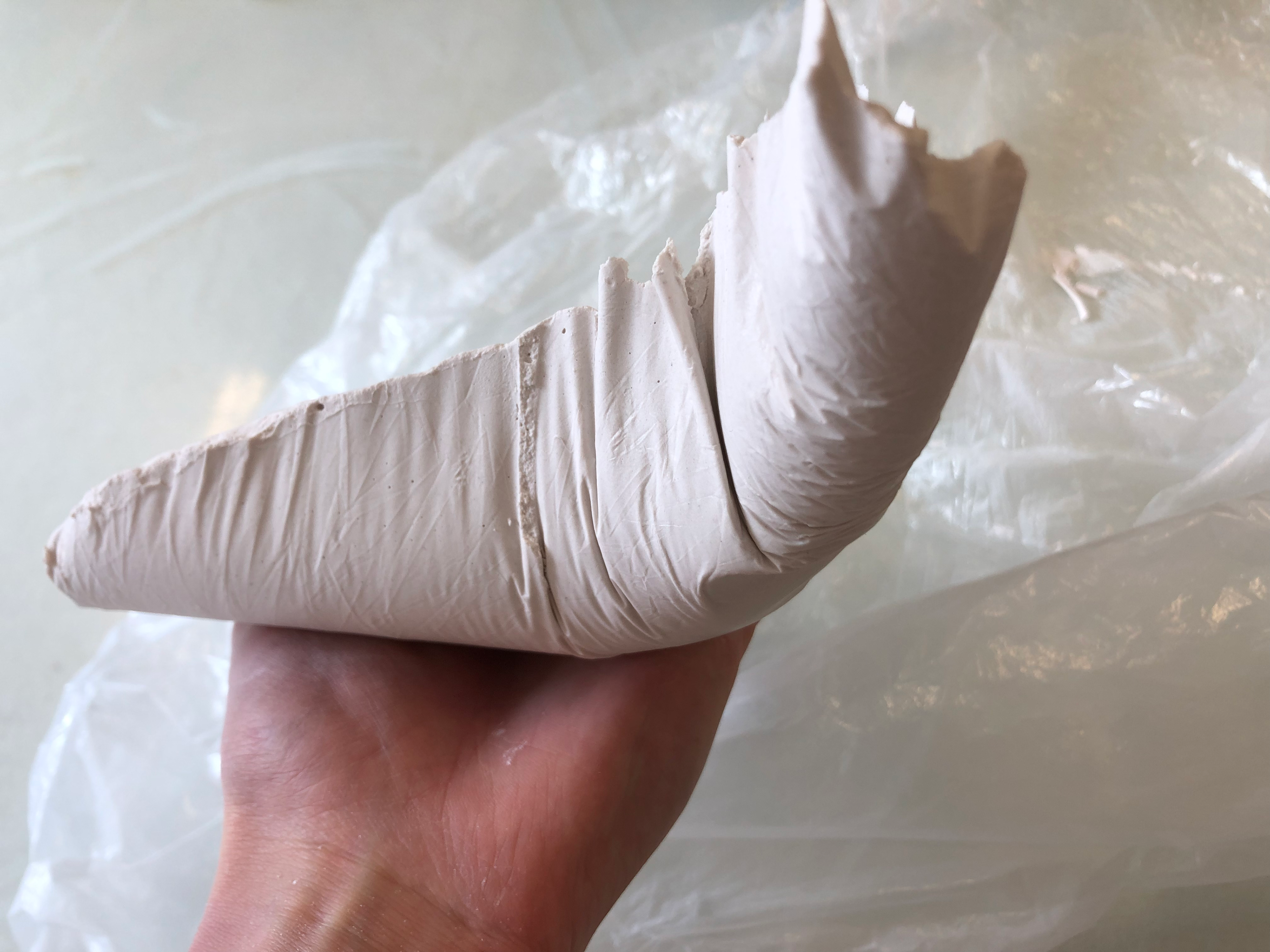 The edges did produce some small folds.