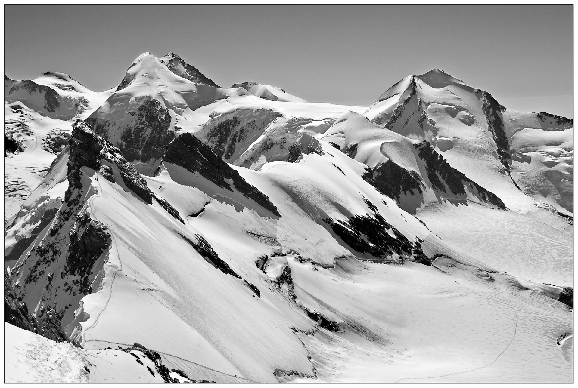 Breithorn, Roccia Nera, Polluce, Castore, Lyskamm
