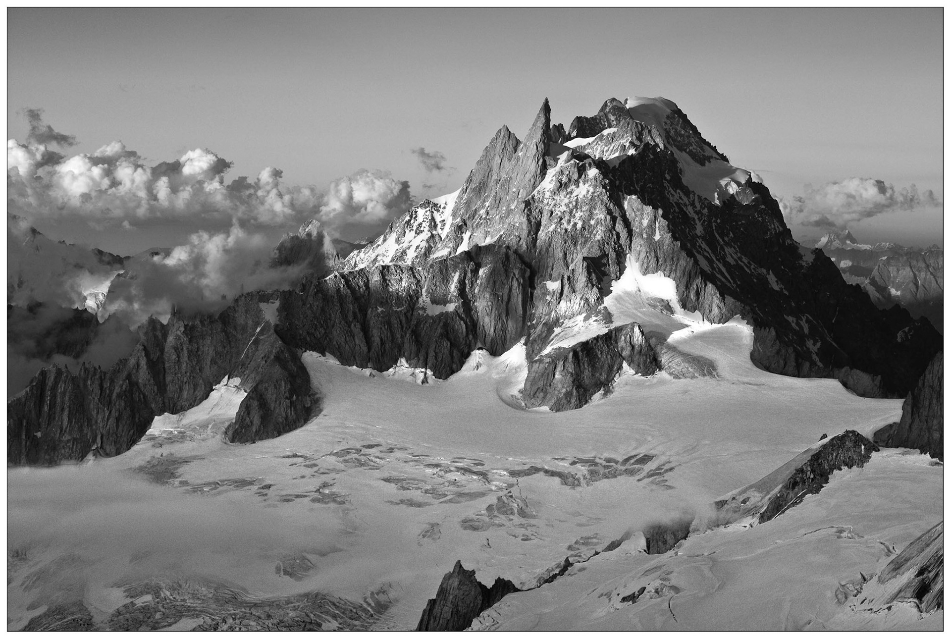 Dent du Geant, Rochefort e Grand Jorasses