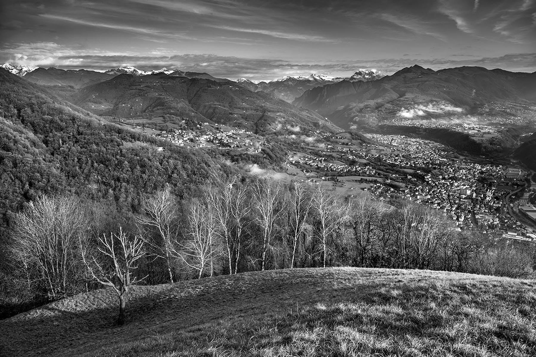 Valle Seriana dal Col del Bates