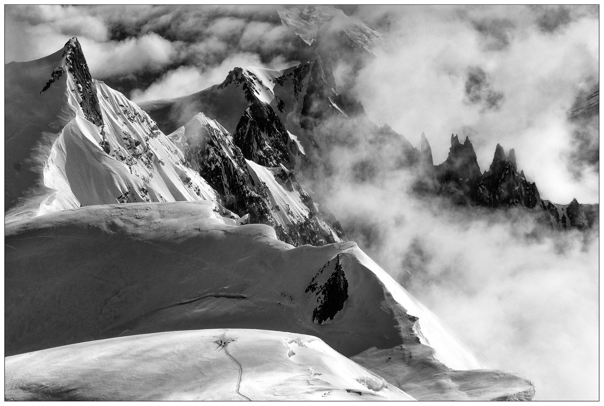 Mt. Maudit , Tacul e Aiguille du Diable