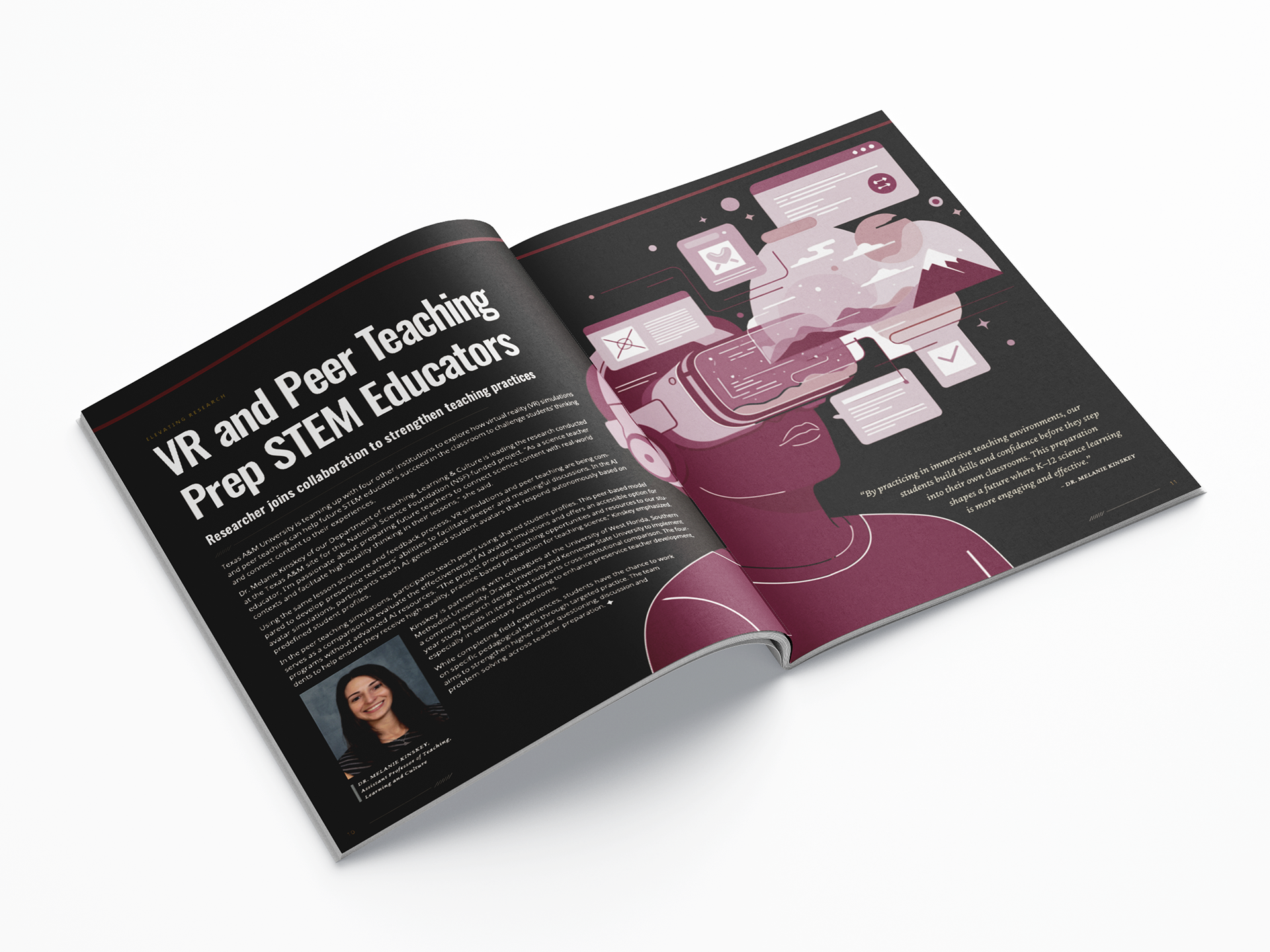 Layout design mockup