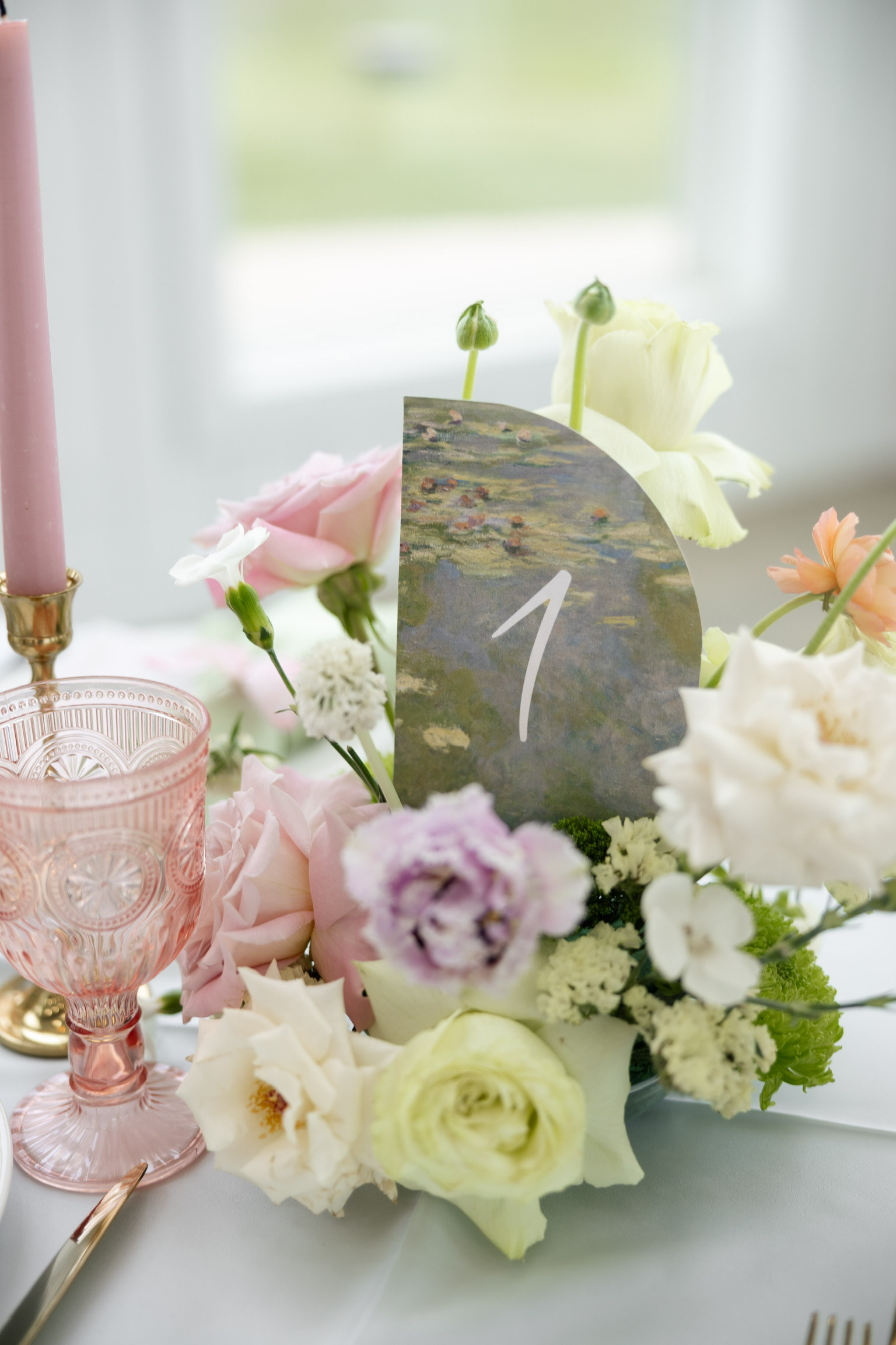 Table number in mini meadow