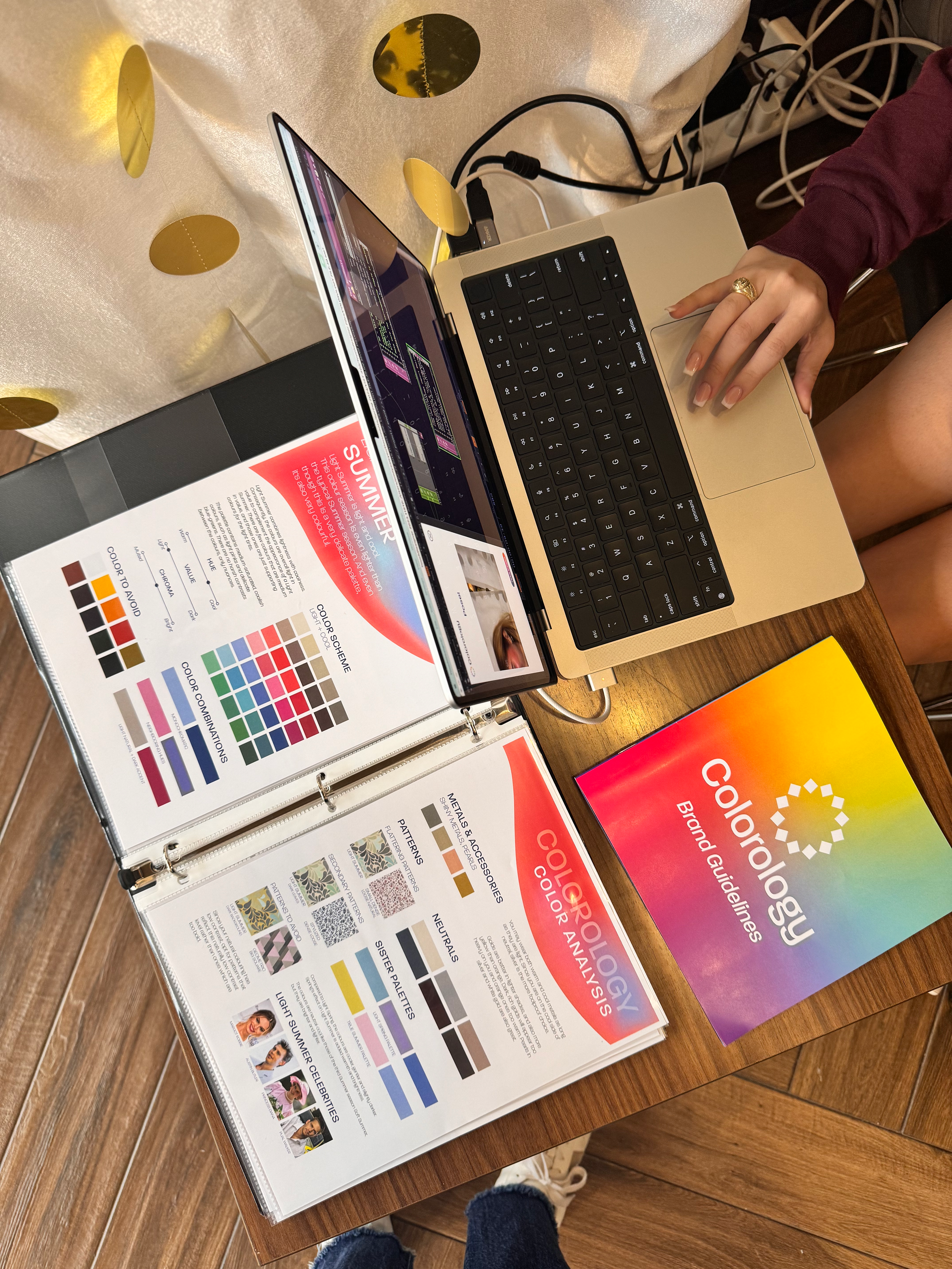 season result prints and brand book