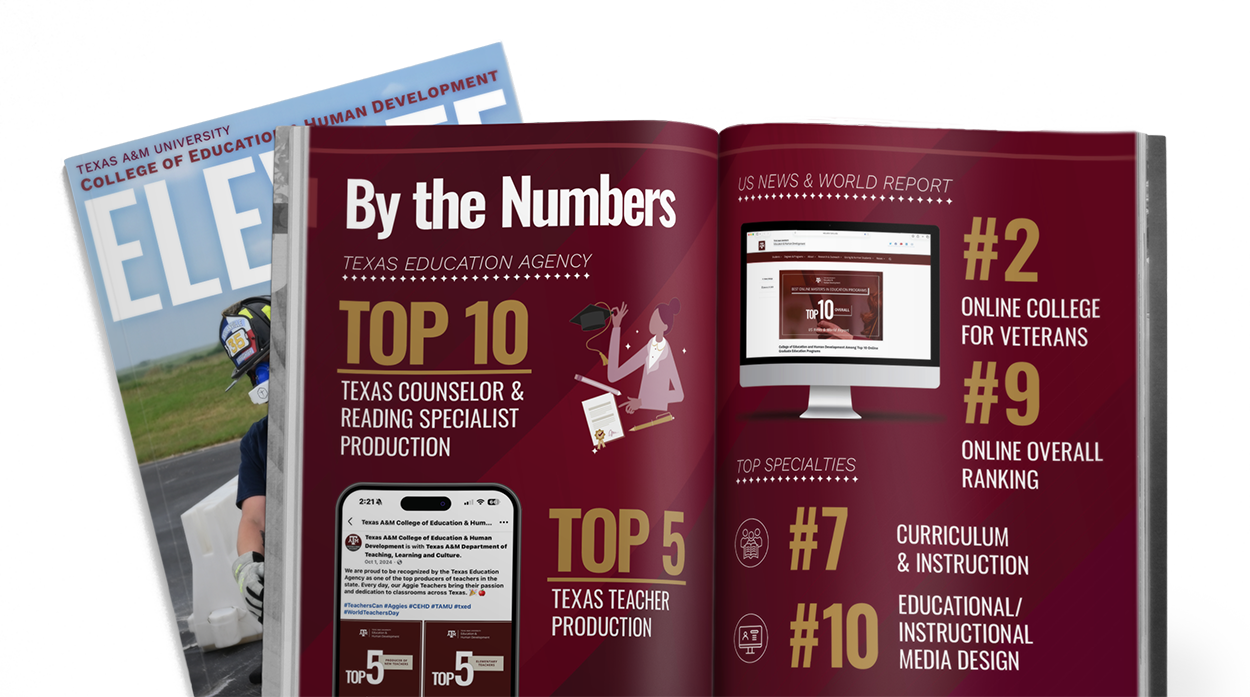 Magazine layout mockup